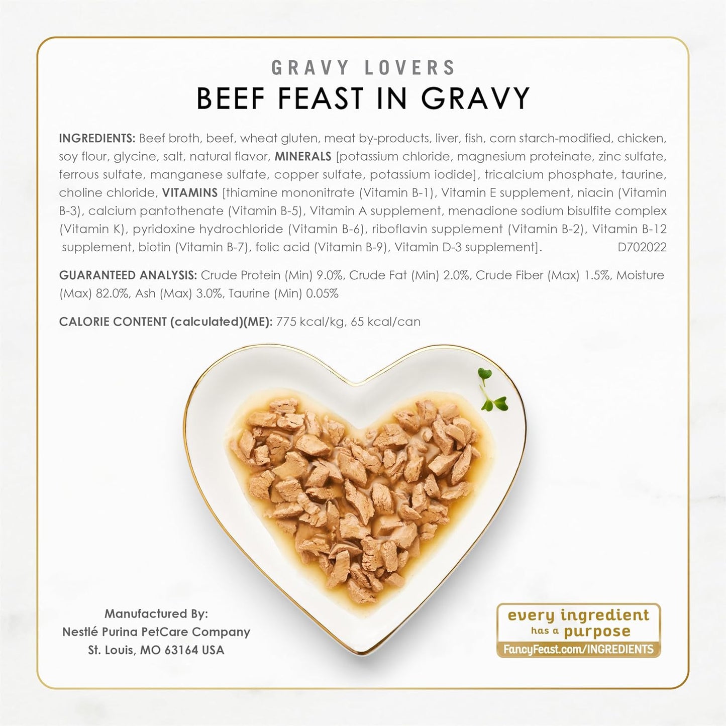 Purina Gravy Lovers Poultry and Beef Grilled Gourmet Wet Cat Food Variety Pack - (Pack of 24) 3 Oz. Cans
