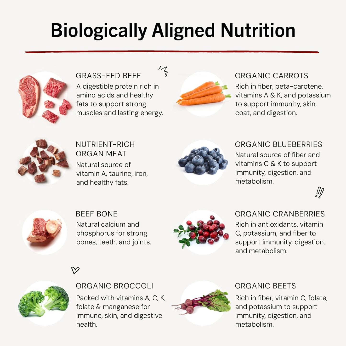 Freeze-Dried Raw Beef Meal Mixers- Dog Food Topper and Mixer - Made with 95% Grass-Fed Beef, Organs & Bone - Perfect for Picky Eaters - Grain-Free - 18 Oz