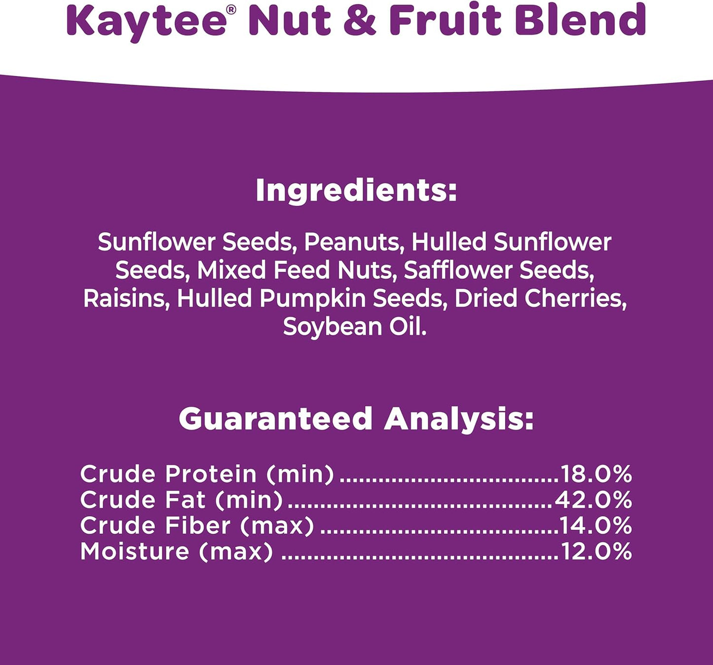 Nut & Fruit Wild Bird Seed, 5 Lb