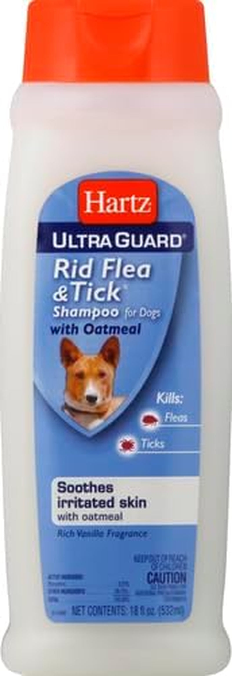 Ultraguard Rid Flea & Tick Oatmeal Dog Shampoo, 18 Oz Bottle