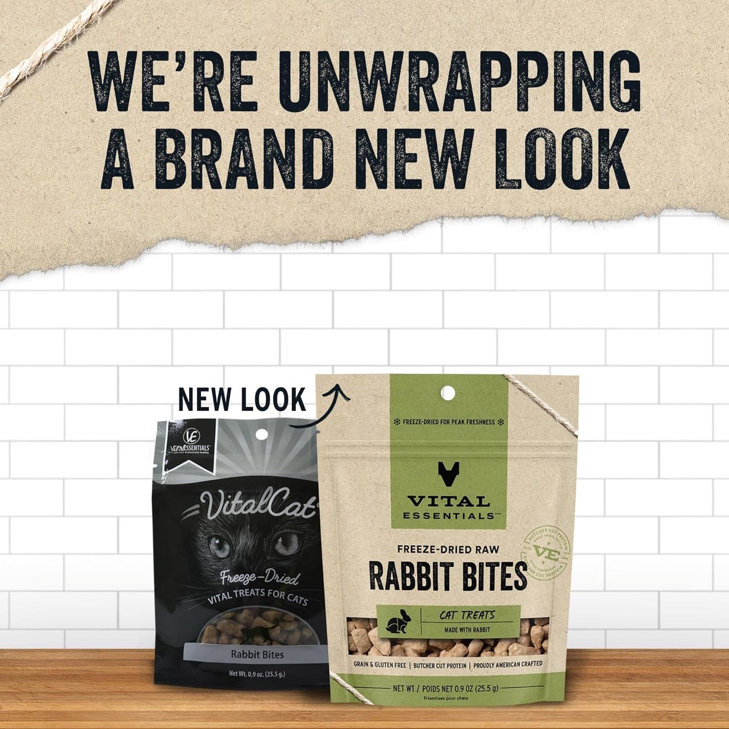 Rabbit Bites Cat Treats, 0.9 Oz | Freeze-Dried Raw | Single Protein | Grain Free, Gluten Free, Filler Free