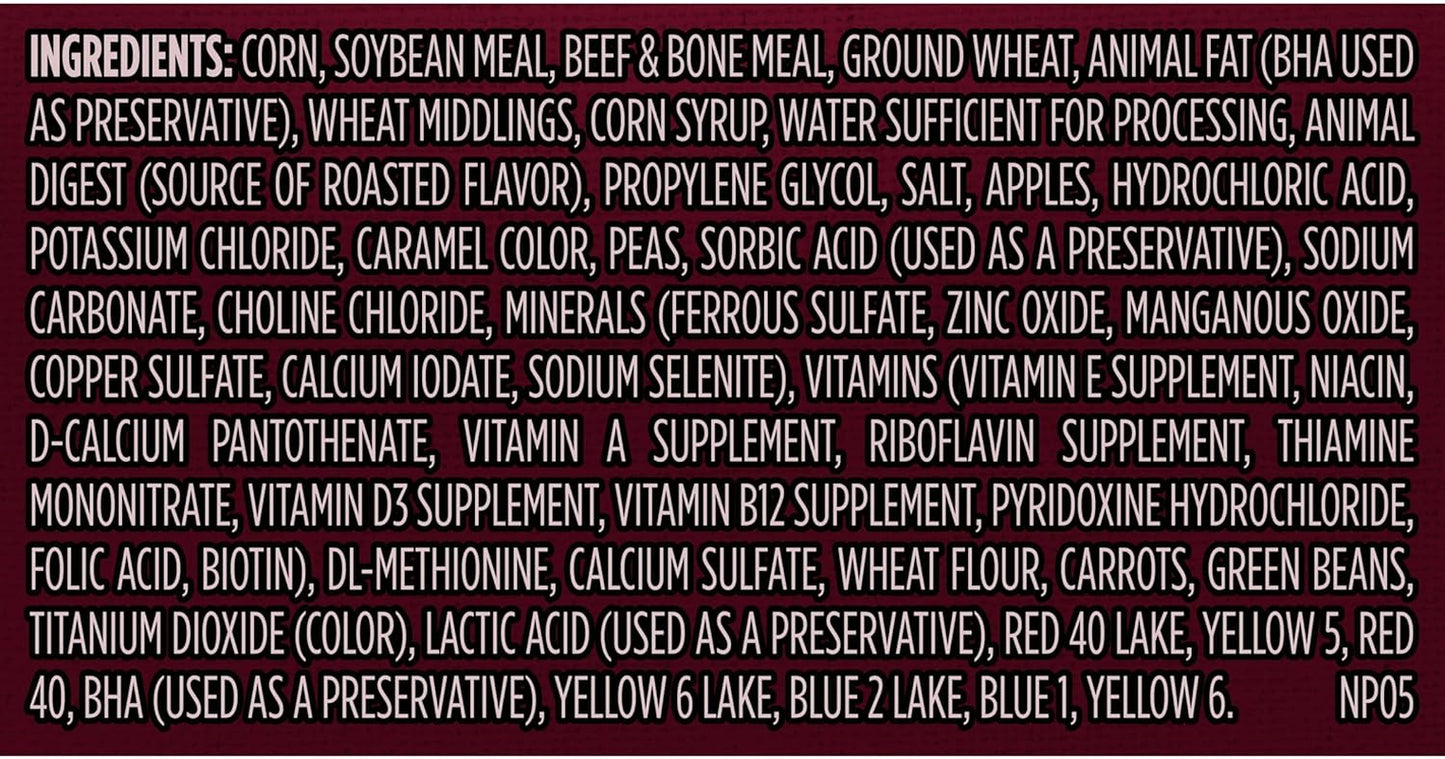 Bistro Dry Dog Food, Oven Roasted Beef, Spring Vegetable & Apple Flavors for Adult Dogs, 45 Lb. Bag