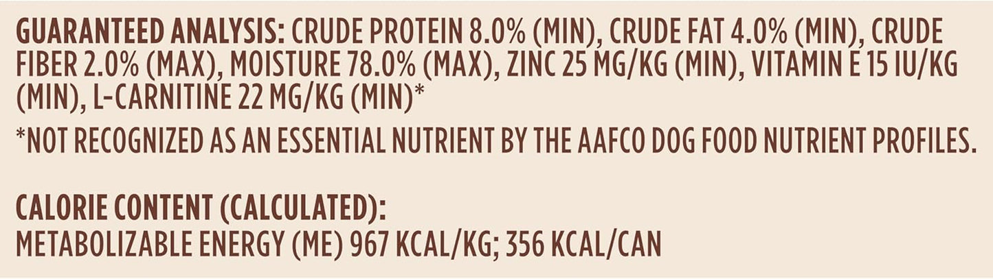 Rachael Ray Weight Management Wet Dog Food Premium Paté Real Turkey & Pumpkin Recipe, 13 Oz. Can, 12 Count