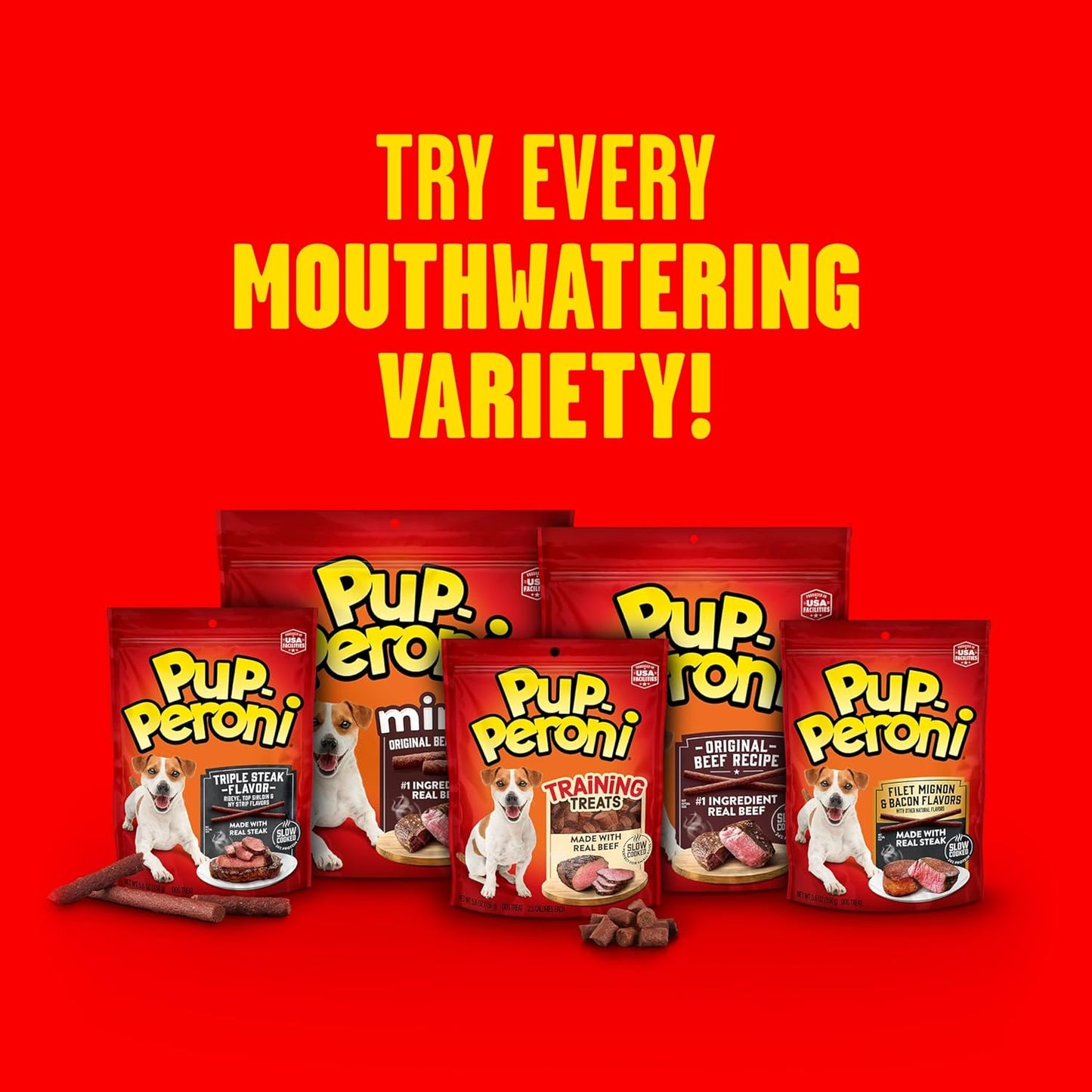 Dog Treats, Original Beef Flavor, 38 Ounce, Made with Real Beef