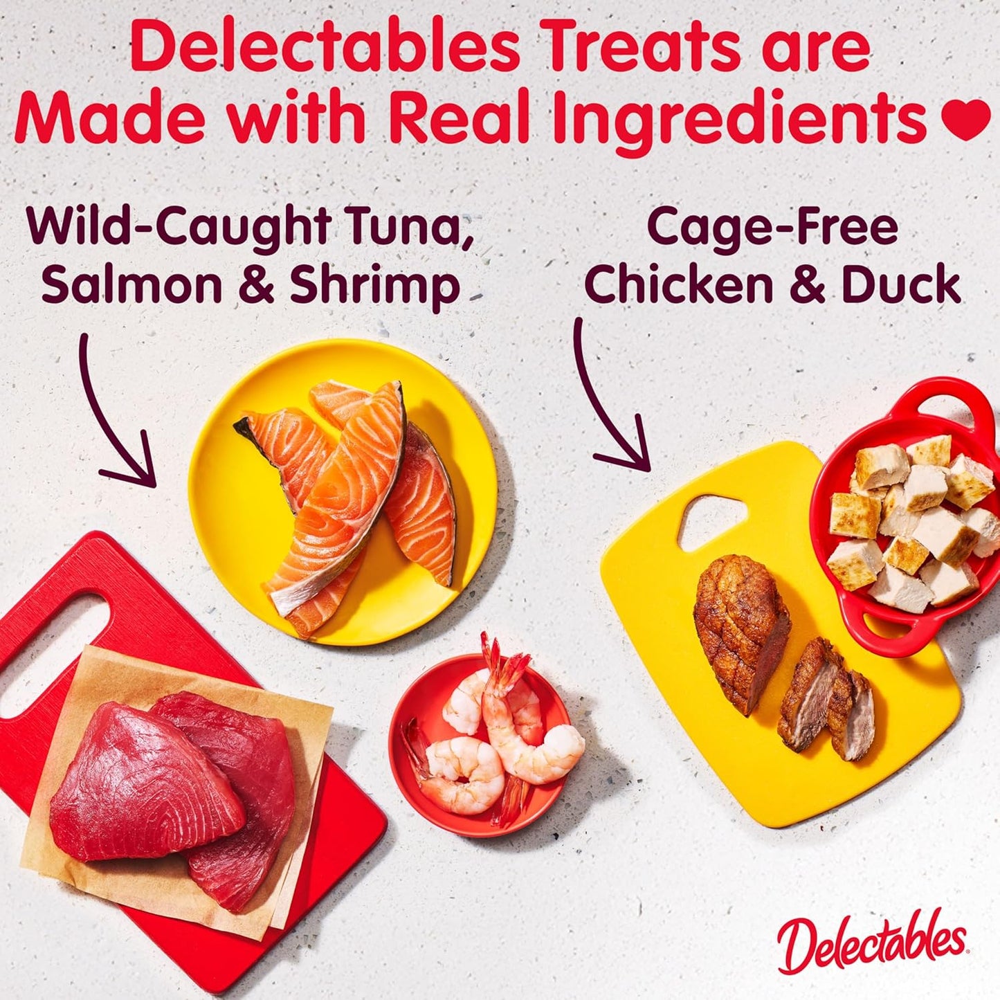 Delectables Squeeze up Variety Pack, Creamy Squeezable Puree, Lickable Wet Cat Treats, Grain Free, No Added Fillers, No By-Products, No Added Preservatives, 0.5 Ounces Tube, 104 Tubes Total
