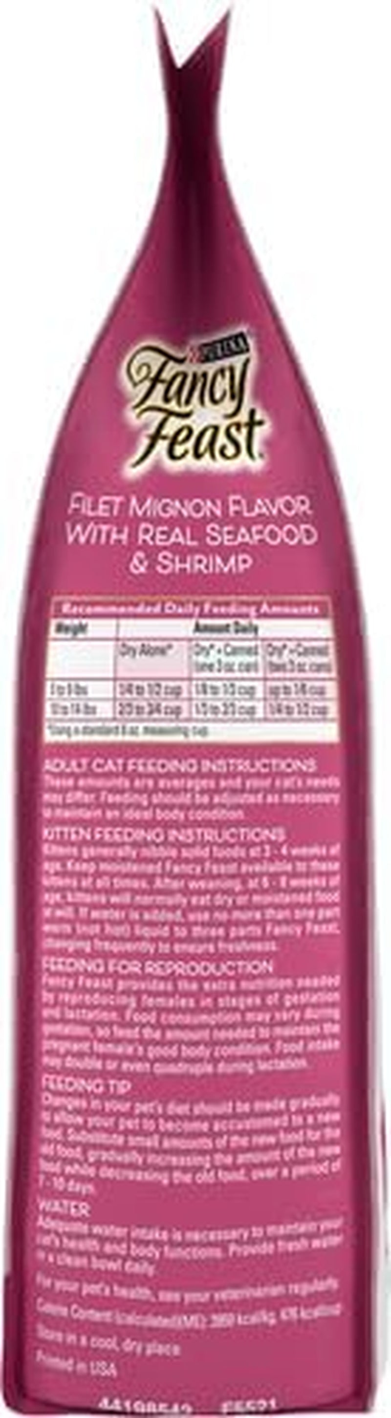 Purina Dry Cat Food Filet Mignon Flavor with Seafood and Shrimp - 3 Lb. Bag
