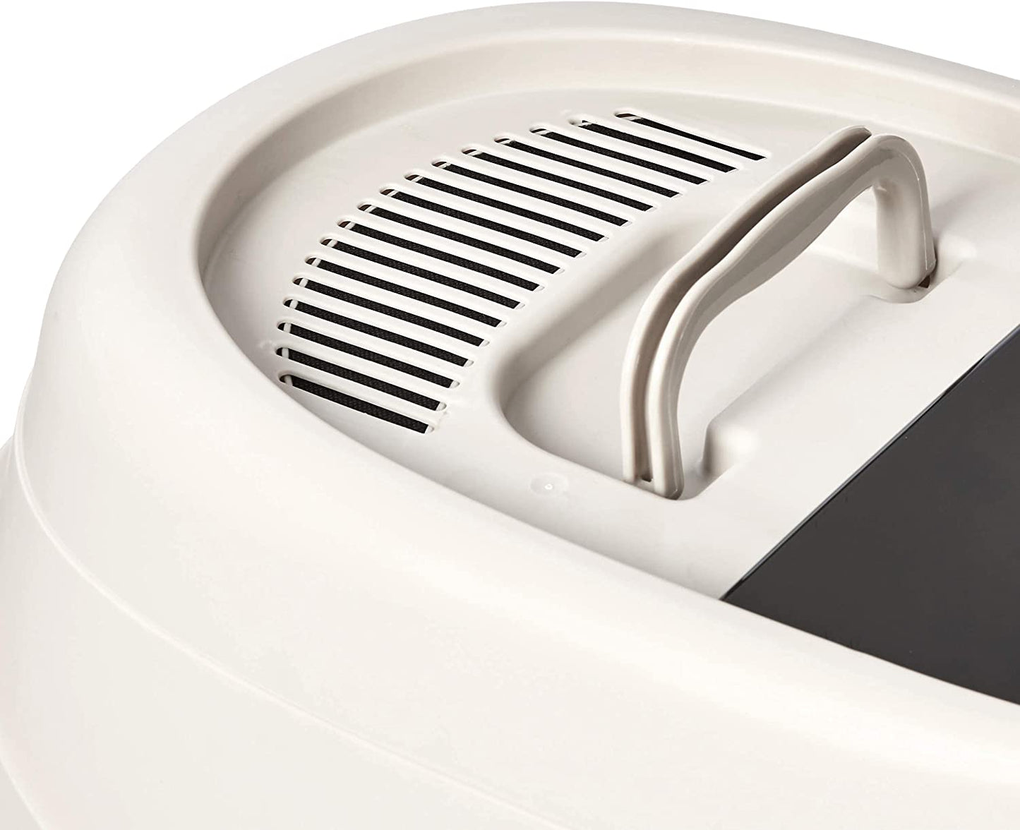 No-Mess Hooded Cat Litter Box, Standard, Multicolor, 21 in X 16 in X 15 In