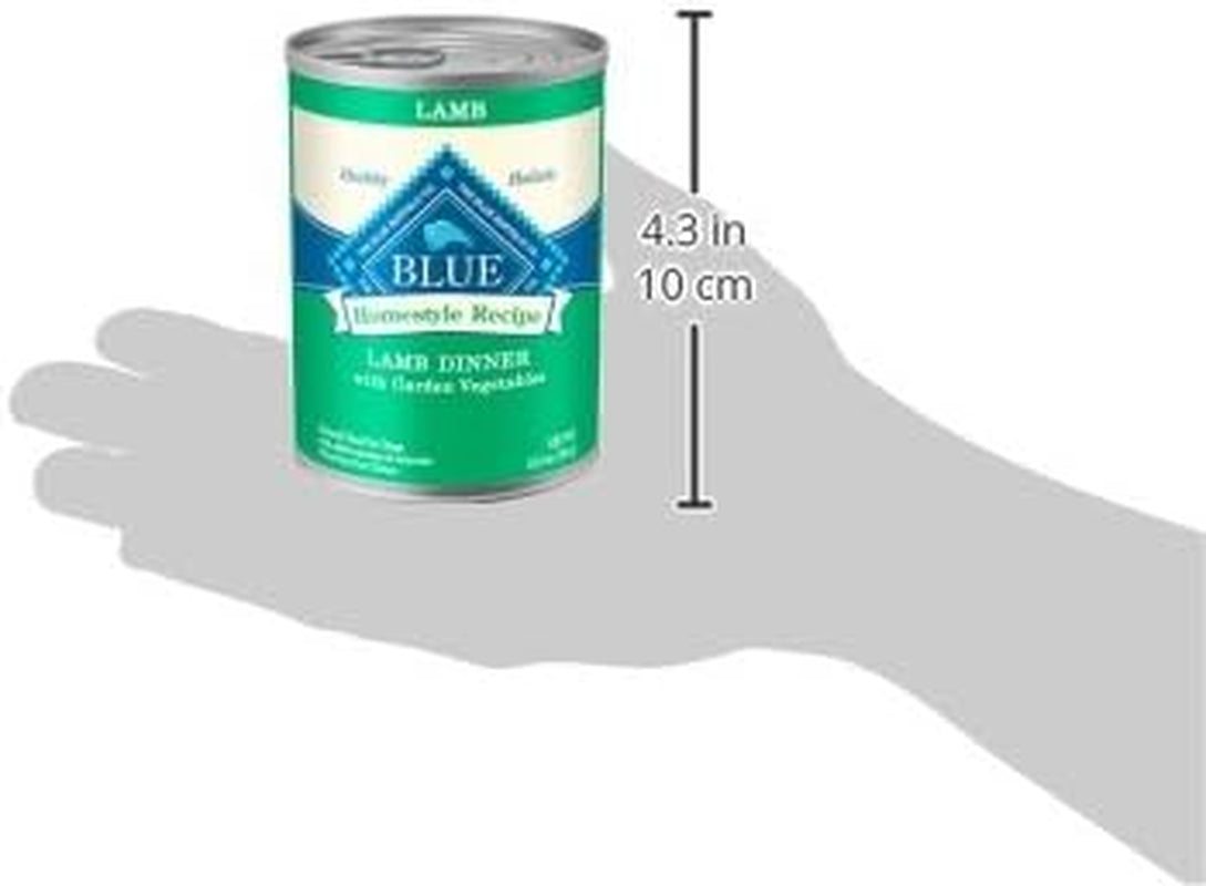 Homestyle Recipe Adult Wet Dog Food, Made with Natural Ingredients, Lamb Dinner with Garden Vegetables, 12.5-Oz Can (Pack of 12)