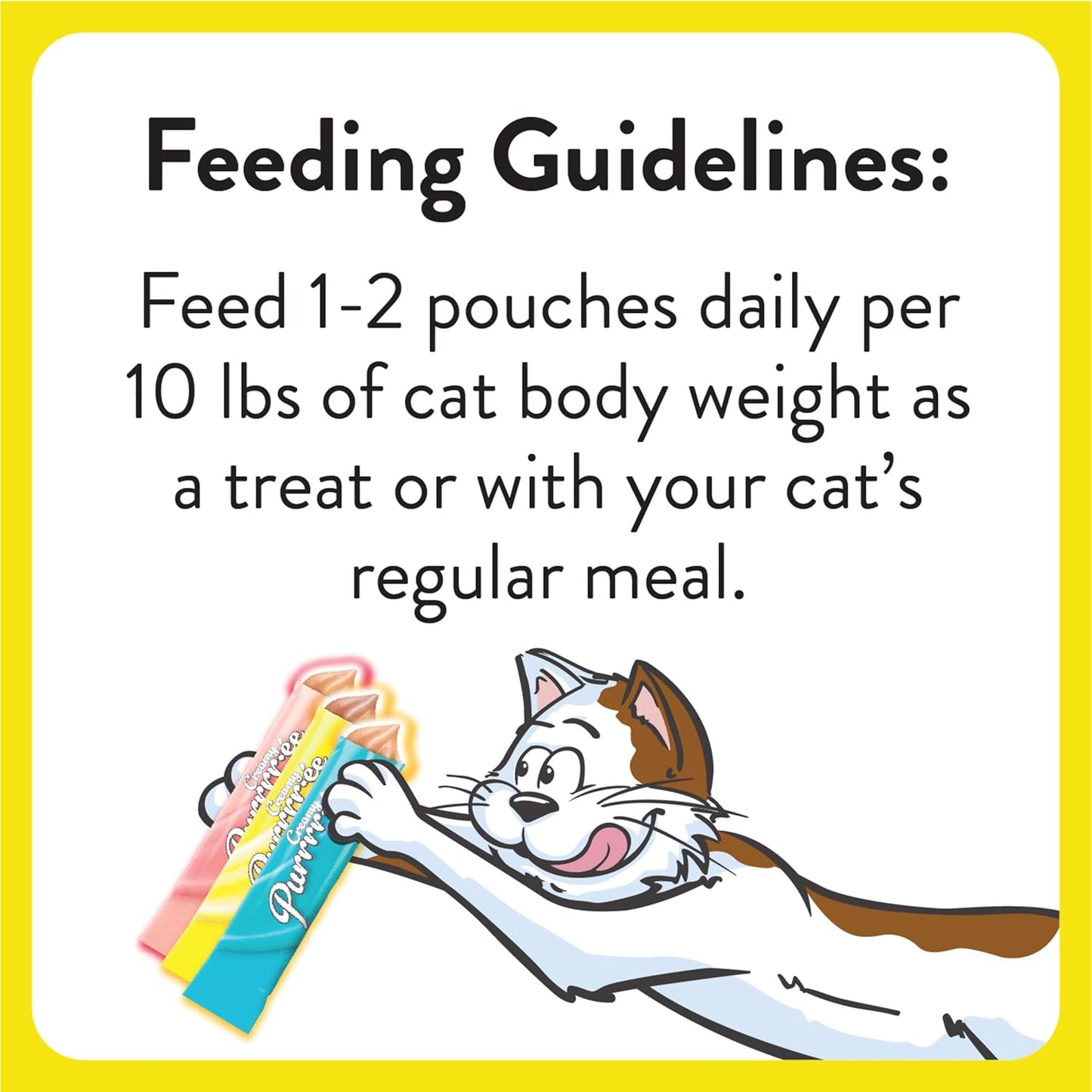 Creamy Puree Squeezable Lickable Wet Cat Treat Variety Pack, 0.42 Oz. Tubes, 24 Count, Pack of 2 (48 Total)