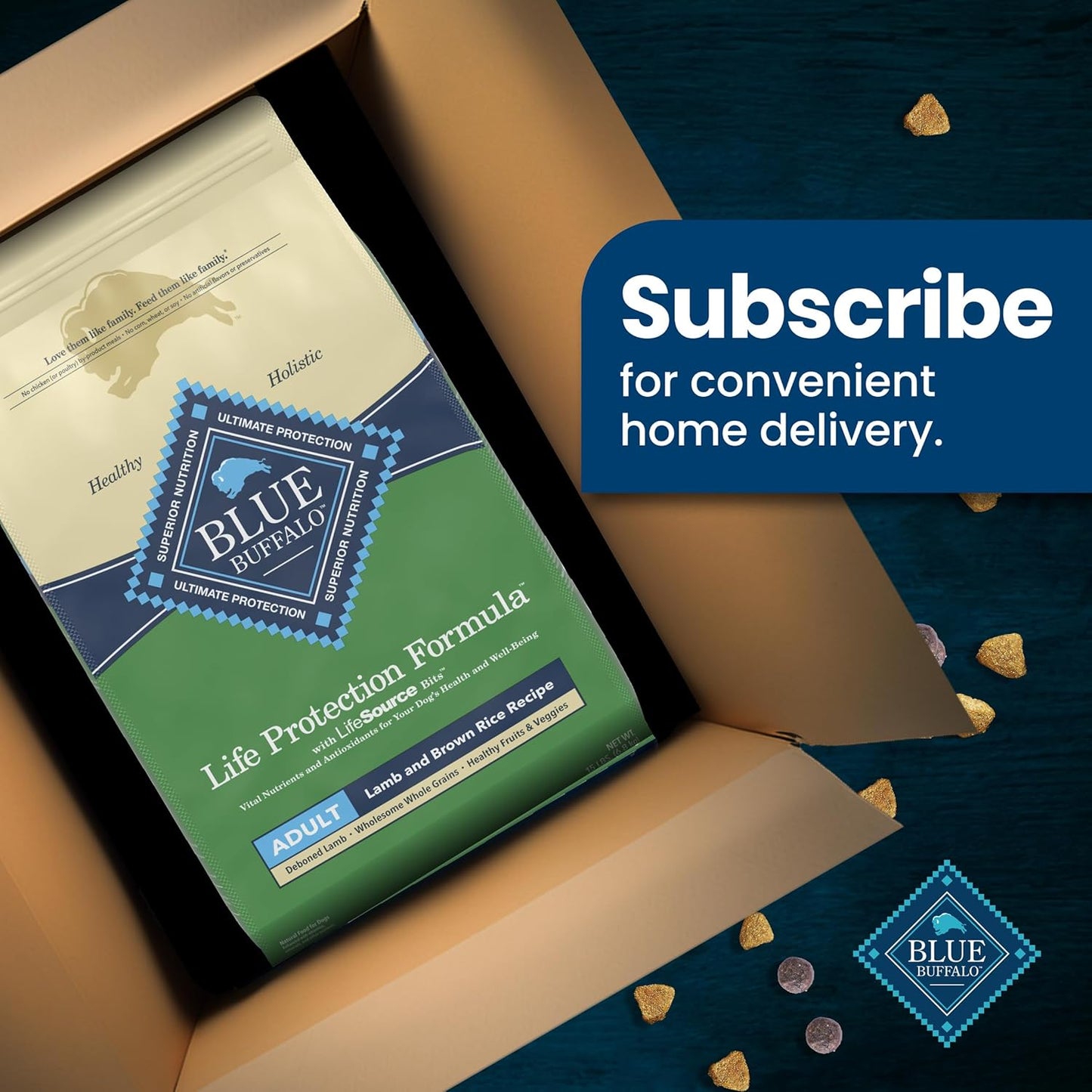 Life Protection Formula Natural Adult Dry Dog Food, Lamb and Brown Rice 15-Lb