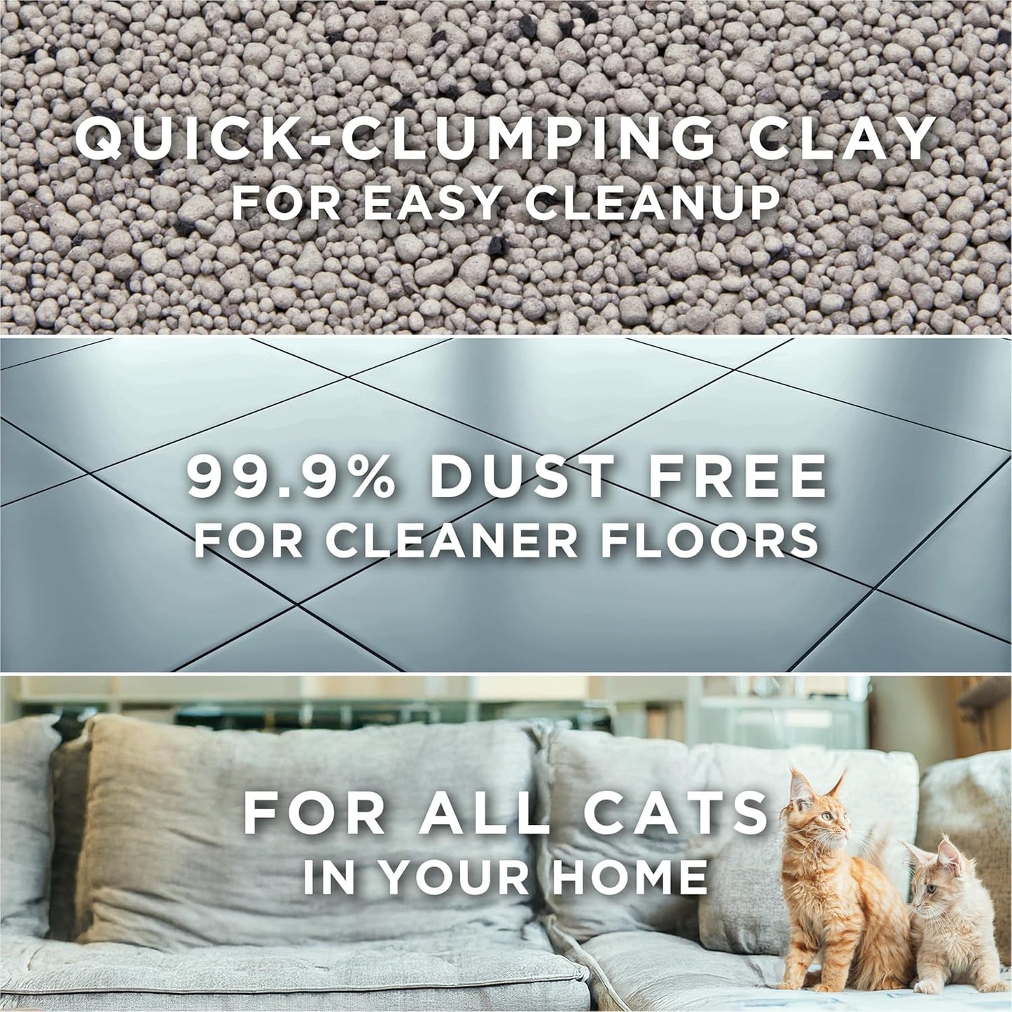 Purina Free and Clean Unscented Cat Litter - 38 Lb. Box