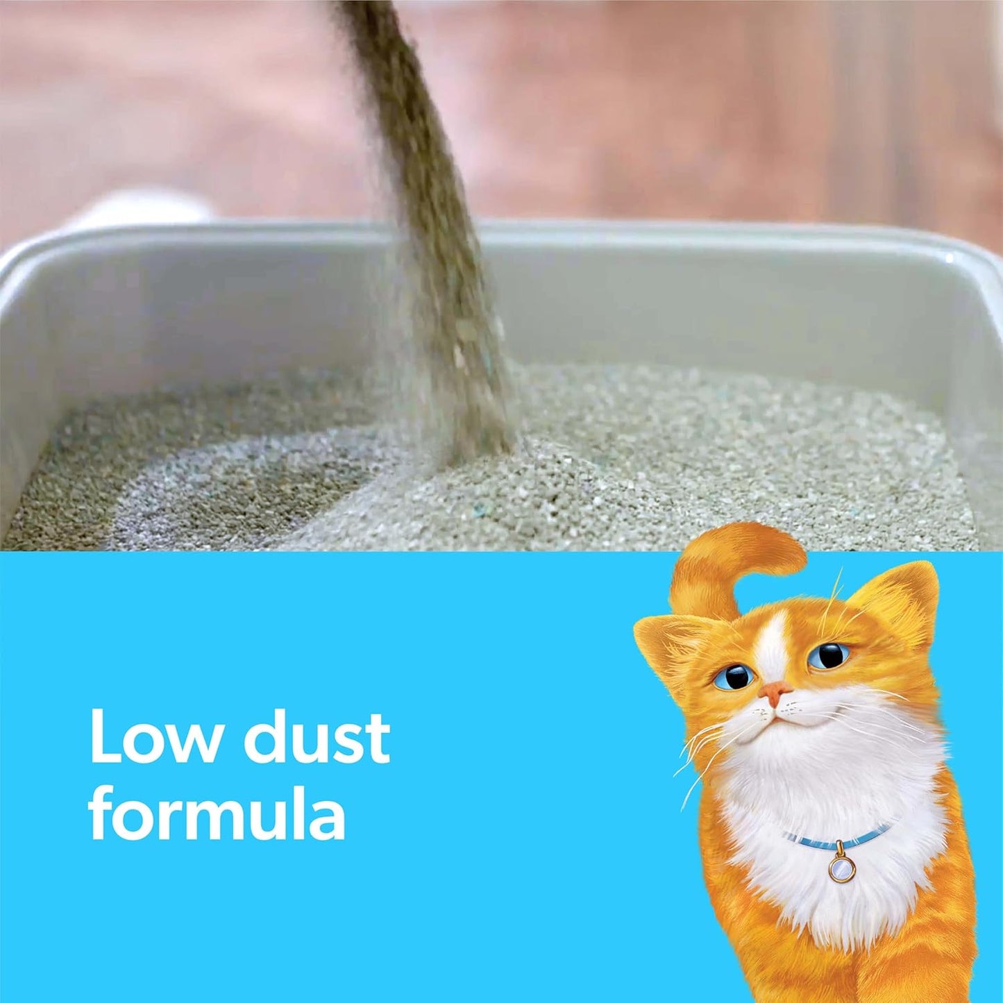 Simply Unscented Clumping Litter, Unscented Cat Litter with Activated Charcoal Technology, 14 Lb. Box