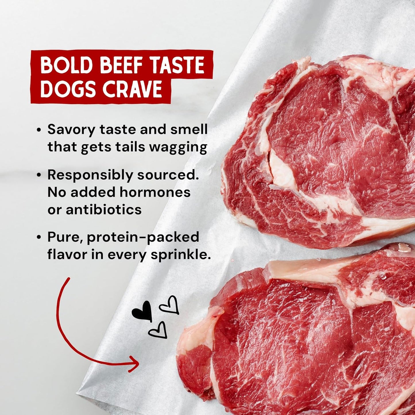 Freeze-Dried Raw Marie’S Magical Dinner Dust - - Premium Beef Dog Food Topper with Organic Fruits & Vegetables - Perfect for Picky Eaters - 7Oz