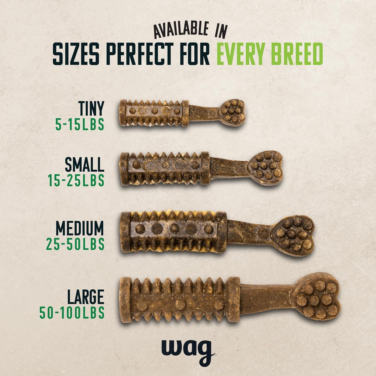 Amazon Brand - Dental Dog Treats to Help Clean Teeth & Freshen Breath - Medium, Unflavored, 36 Count (Pack of 1)