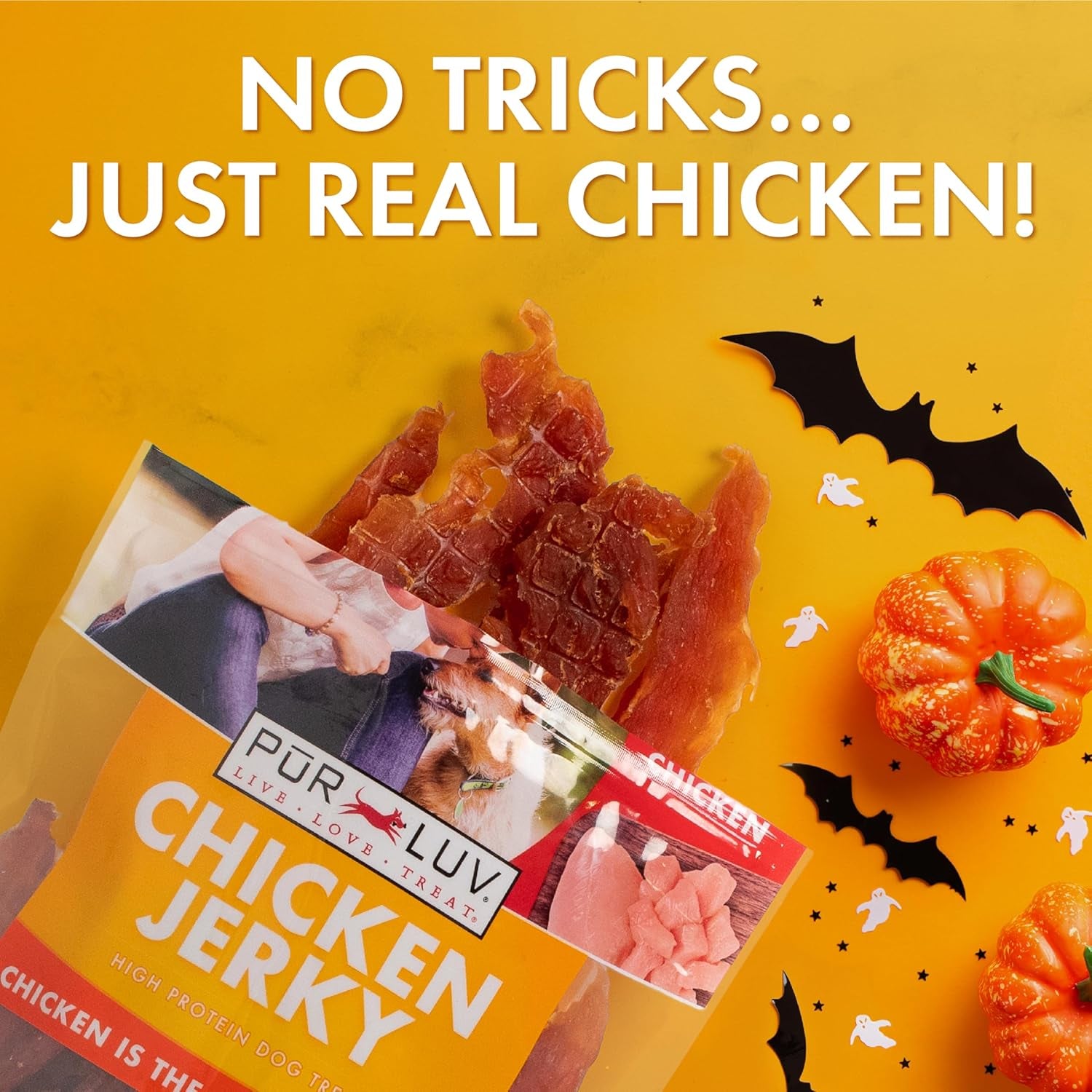 Chicken Jerky Dog Treats, Made with 100% Real Chicken Breast, 32 Ounces, Healthy, Easily Digestible, Long-Lasting, High Protein, Satisfies Dog'S Urge to Chew