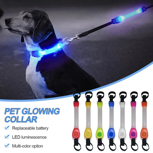 LED Safety Collar Attachment for Pets - Night Visibility & Protection - vippet.org