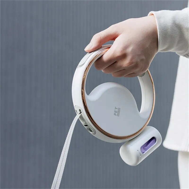 Dog Leash with Flash Light and Garbage - vippet.org