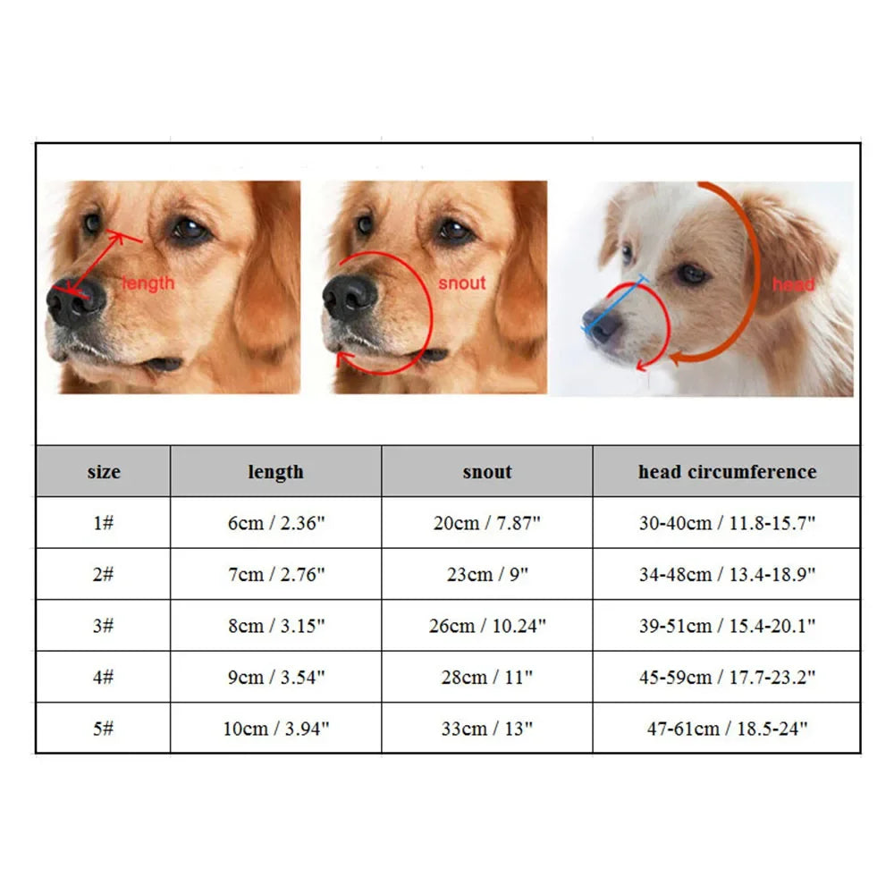 Soft Silicone Dog Muzzle - vippet.org