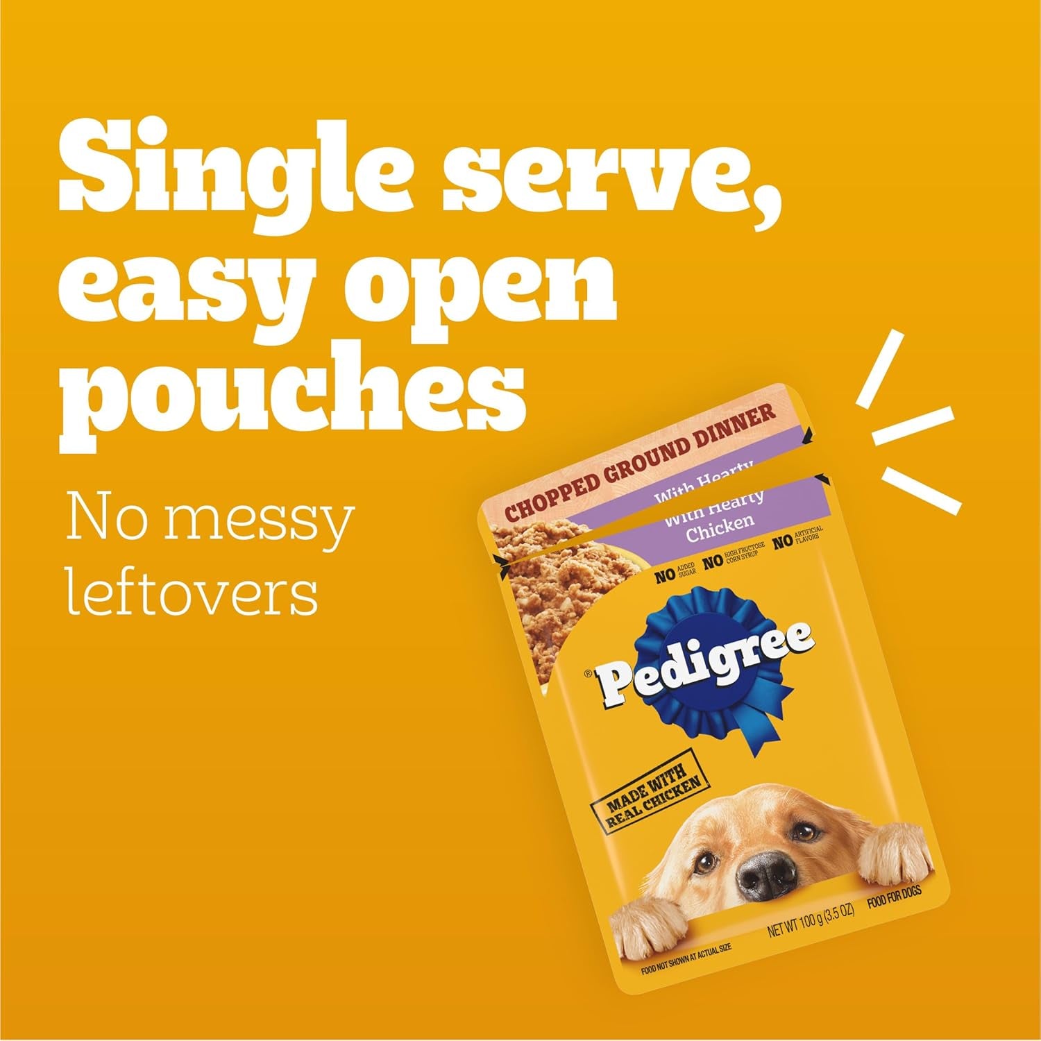 Chopped Ground Dinner Adult Soft Wet Dog Food 30-Count Variety Pack, 3.5 Oz Pouches