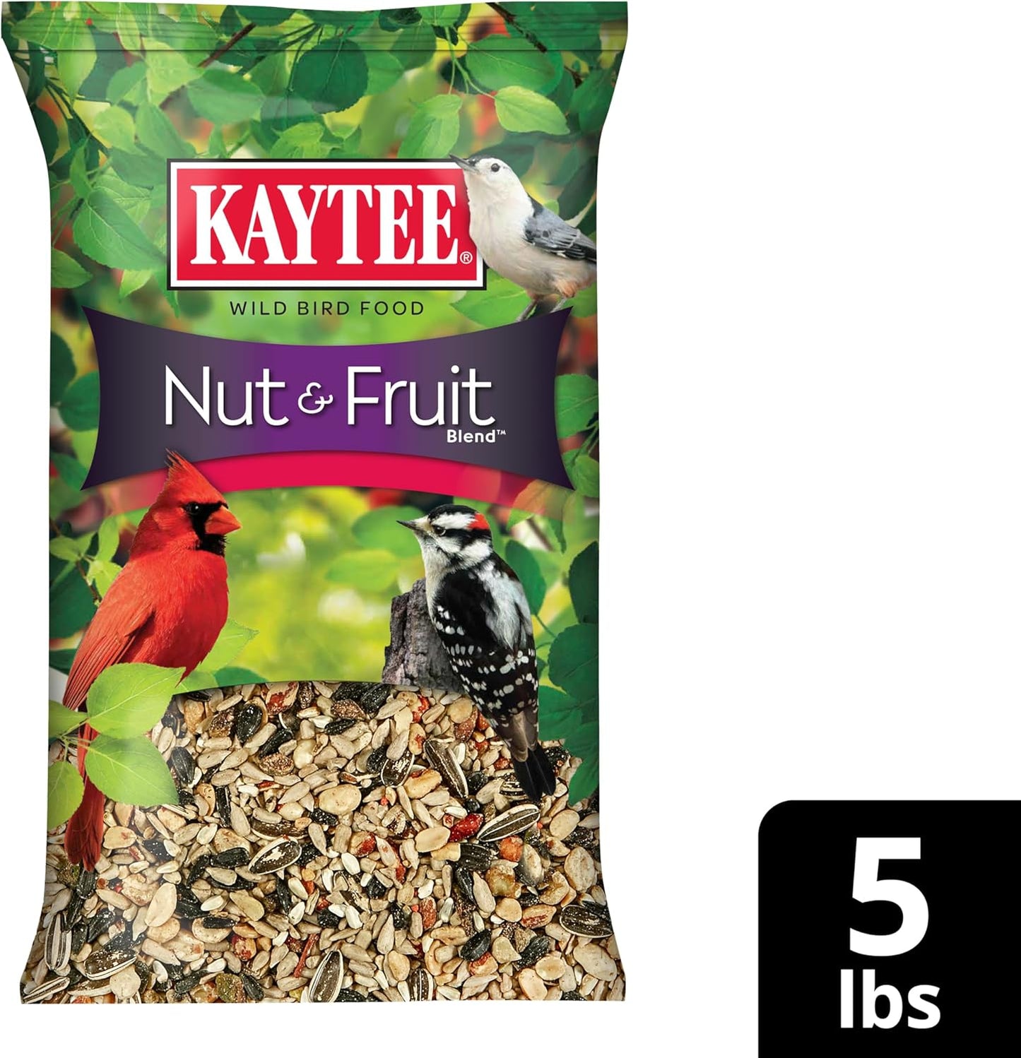 Nut & Fruit Wild Bird Seed, 5 Lb