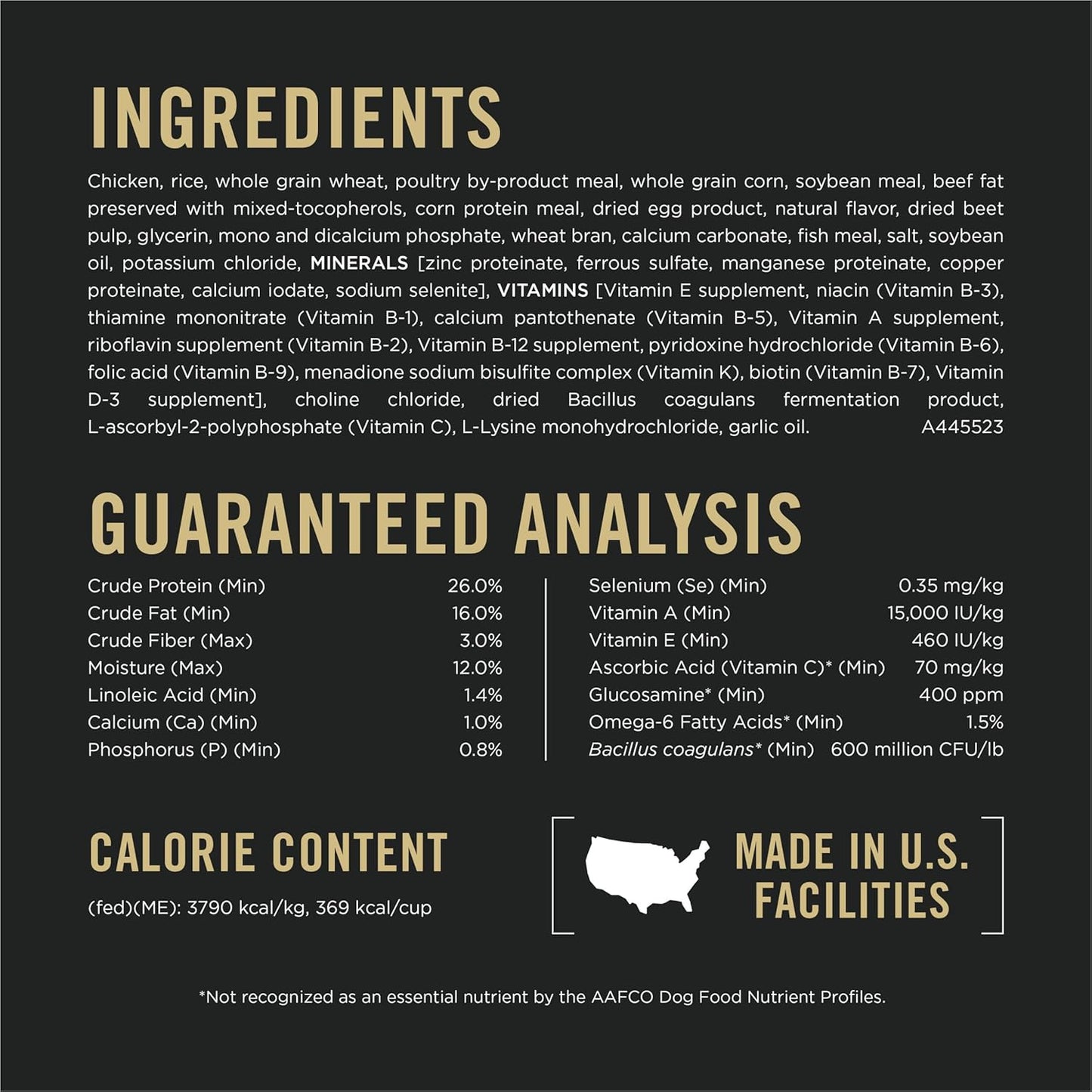 Complete Essentials Shredded Blend Chicken and Rice Dog Food Dry Formula with Probiotics for Dogs - 5 Lb.