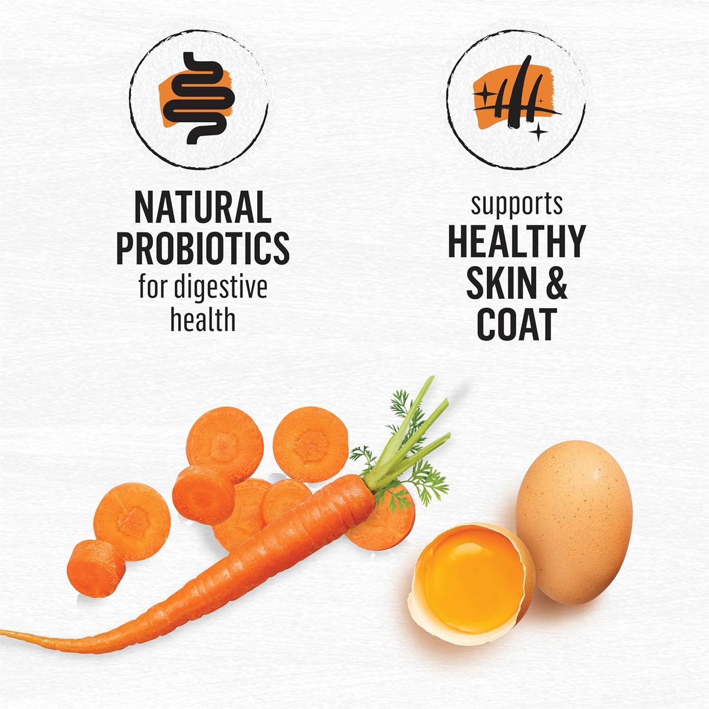 Grain Free White Meat Chicken and Egg Recipe Natural Cat Food High Protein Cat Food Dry Formula - 16 Lb. Bag