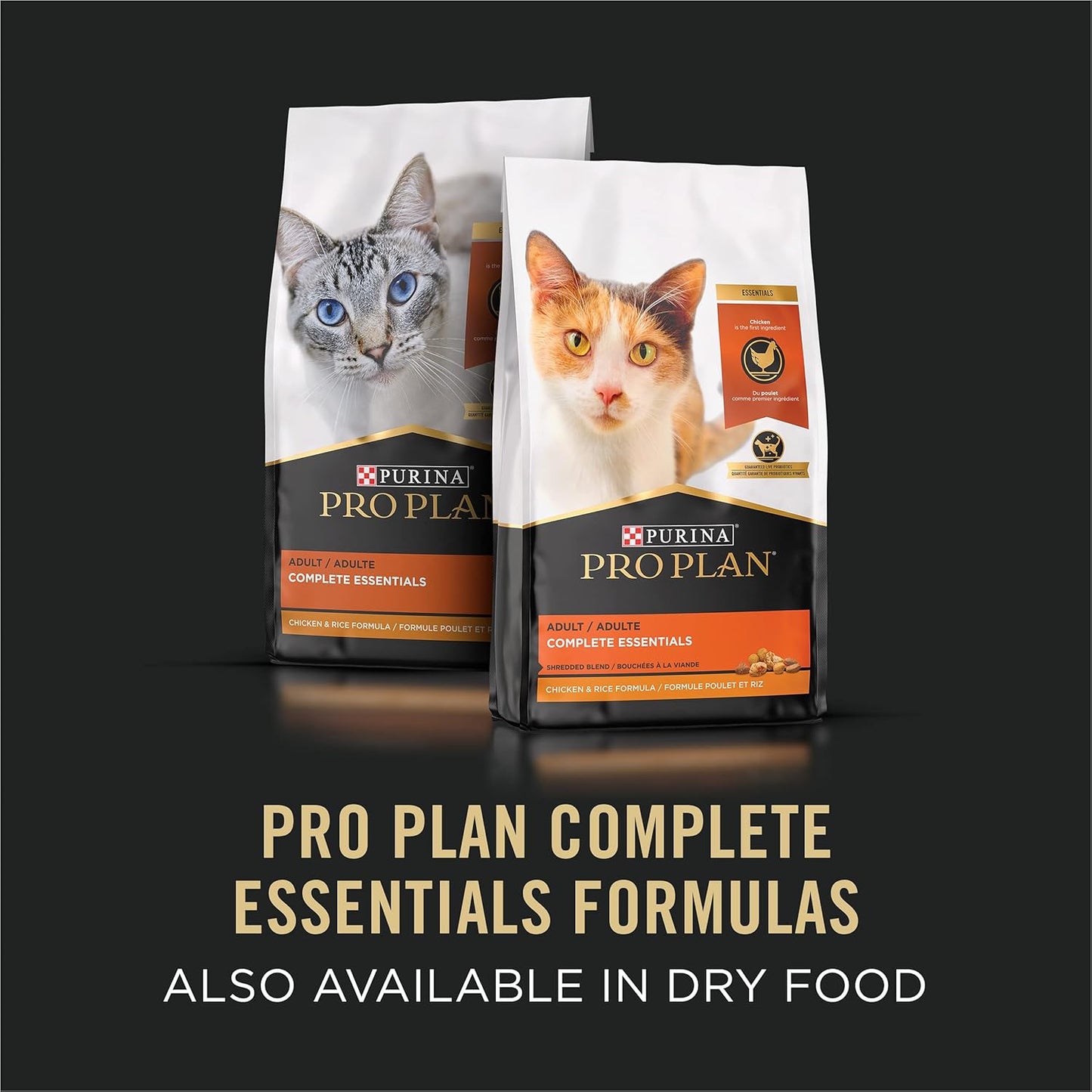 Gravy, High Protein Wet Cat Food, COMPLETE ESSENTIALS Turkey & Vegetable Entree - (Pack of 24) 3 Oz. Pull-Top Cans