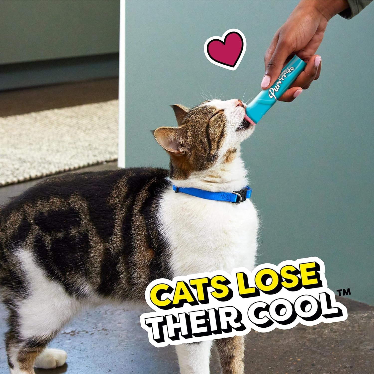 Creamy Puree Squeezable Lickable Wet Cat Treats with Tuna, 0.42 Oz. Tubes, 4 Count, Pack of 11 (44 Total)