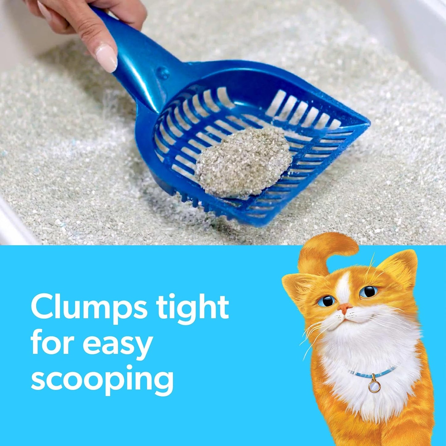 Advanced Simply Unscented Clumping Litter, Unscented Cat Litter Fights Odor on Contact, 18.5 Lb. Box
