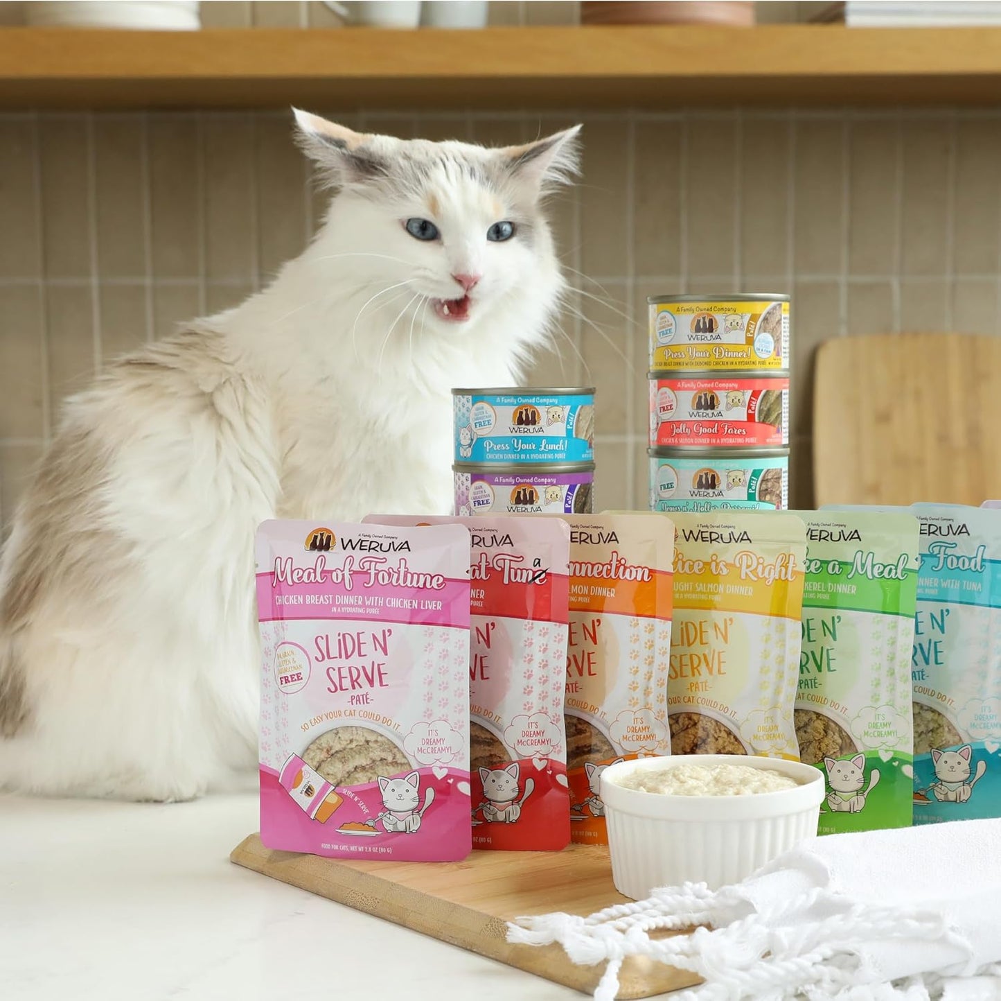 Wet Cat Food, Press Your Lunch with Chicken Pate, 3Oz Can, Pack of 12