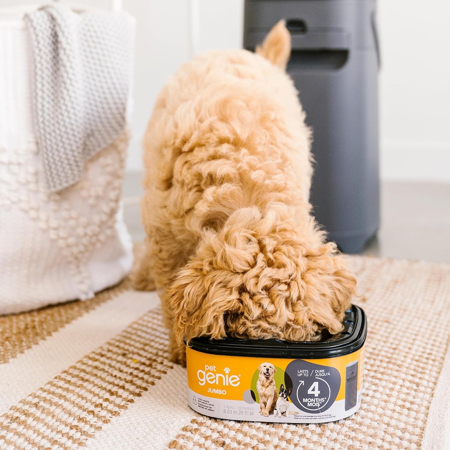 Refill Bags | Jumbo 2-Pack, 56 Total Ft | up to 8 Months of Supply in 2 Cartridges | Ultimate Odor Control Dog Poop Bags