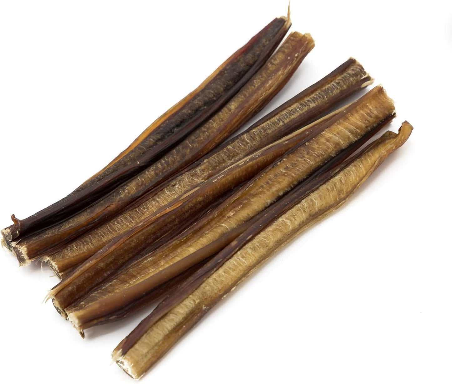 6 Inch Thin Bully Sticks - 24 Count (Pack of 1) - Natural, Easily Digestible, 100% Grass-Fed, Grain and Rawhide Free