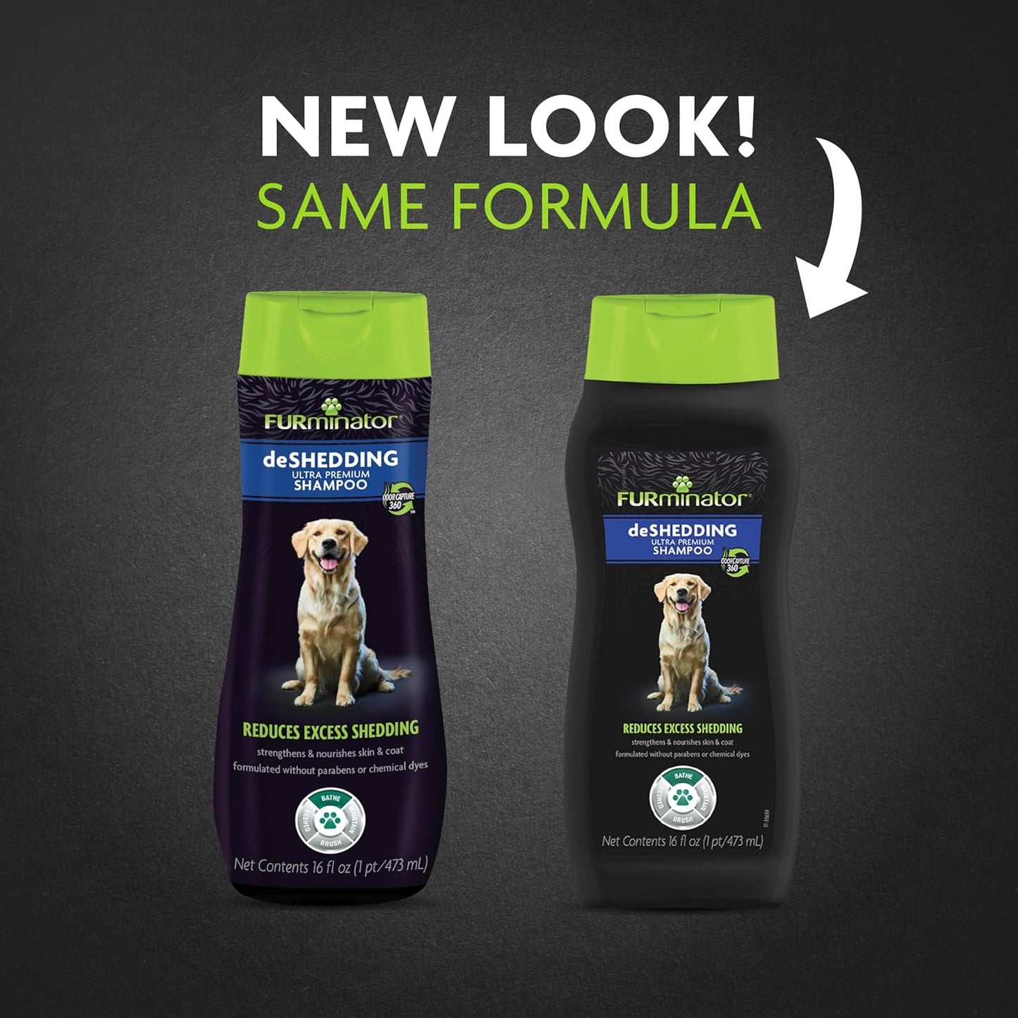 Ultra Premium Deshedding Shampoo for Dogs Helps Reduce Excess Shedding, 16 Oz