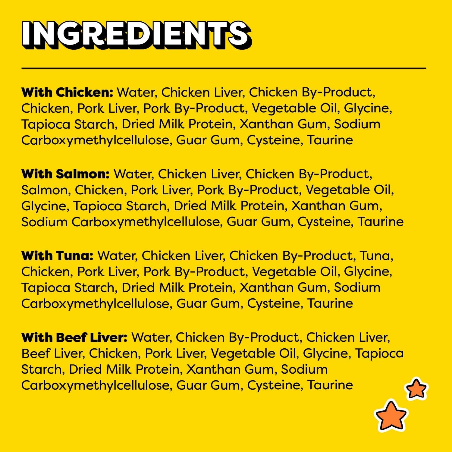 Creamy Puree Variety Pack of Lickable Cat Treats, 0.42 Oz. Tubes, 48 Count