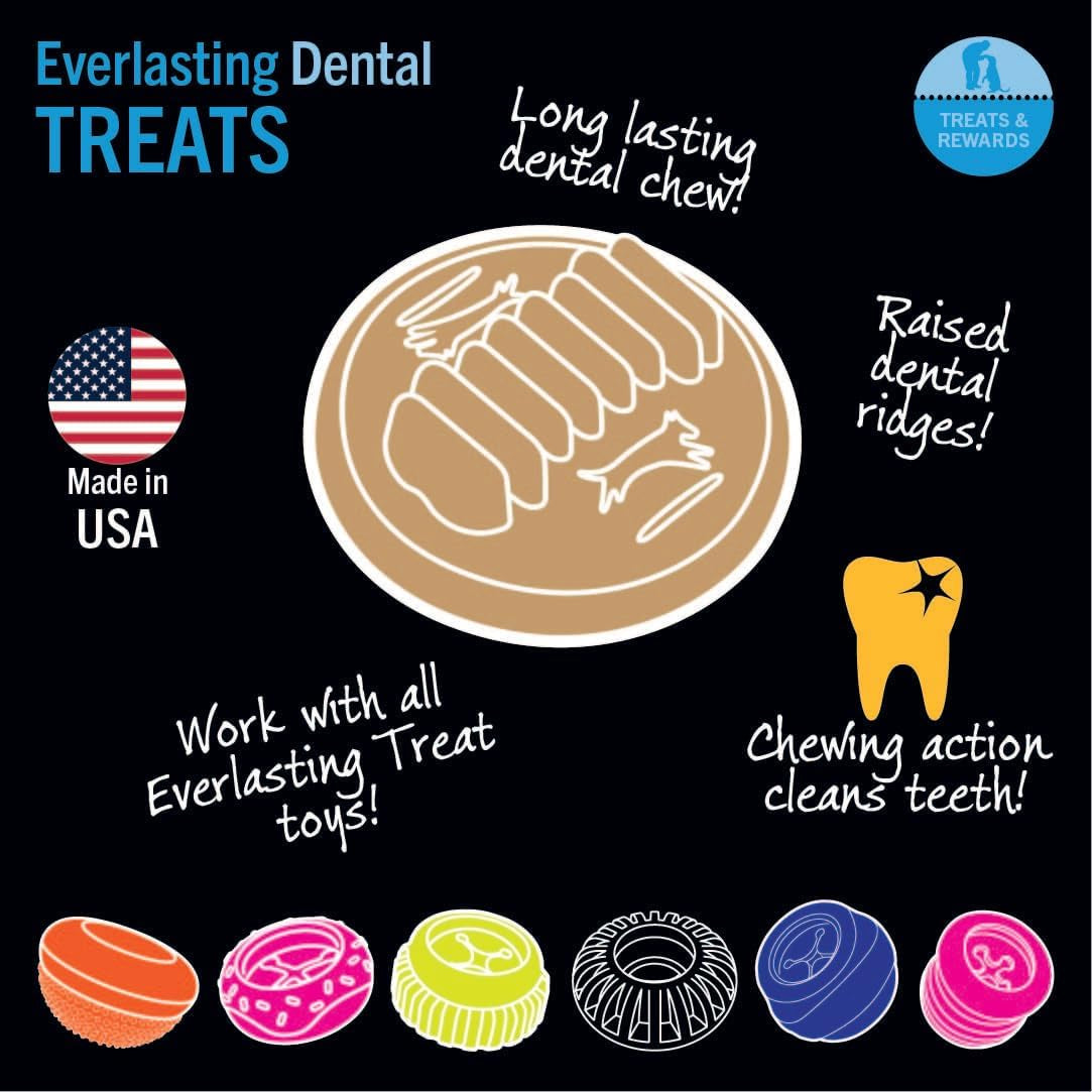 Everlasting Treats Dental Chews Large, 2 Count (Pack of 1), Chicken Flavored