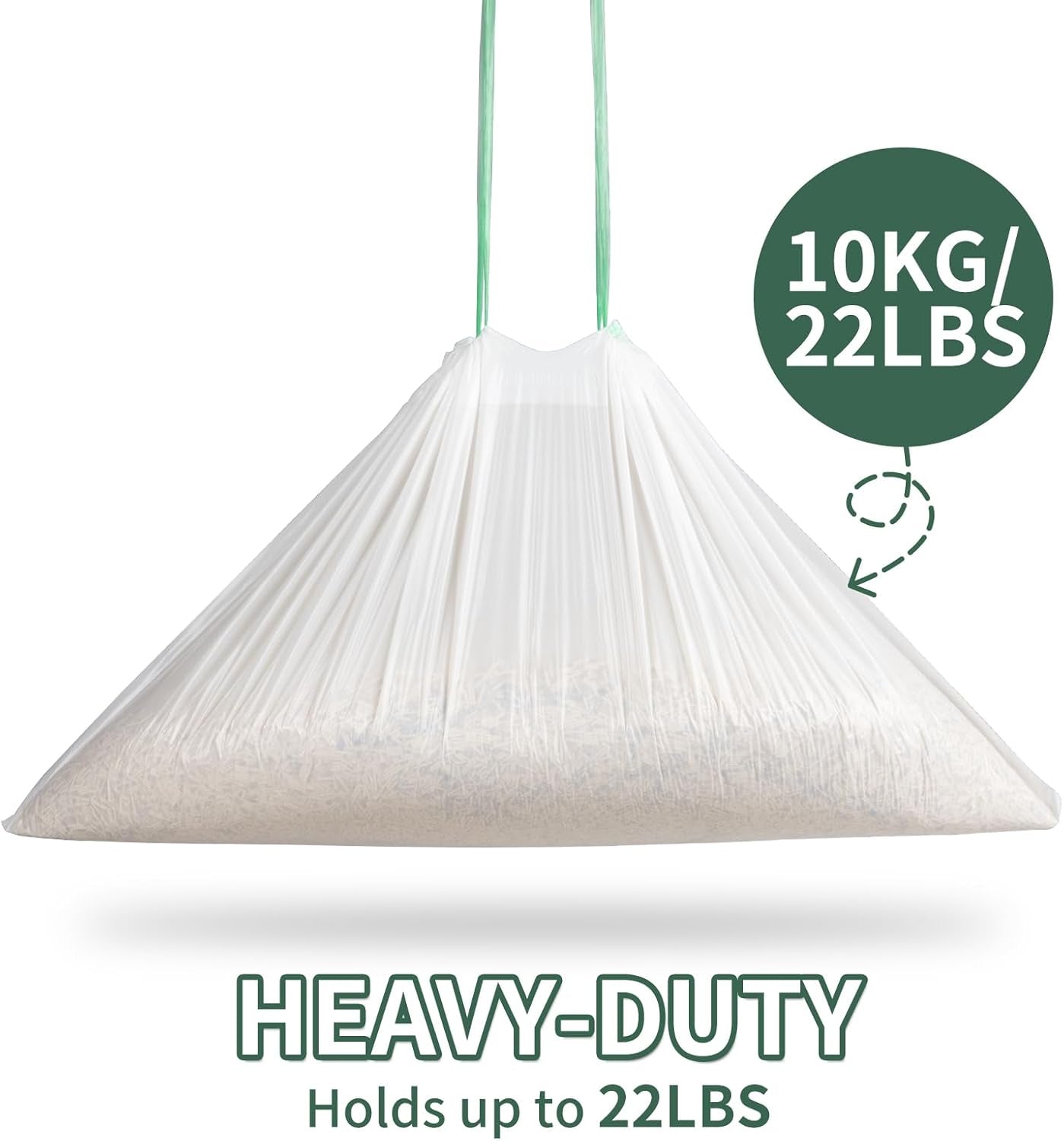 120 Count Cat Litter Box Liners for Automatic Cat Litter Box and Litter Box Robot 4/3, Heavy-Duty, Extra Thick, Economy Bulk Pack