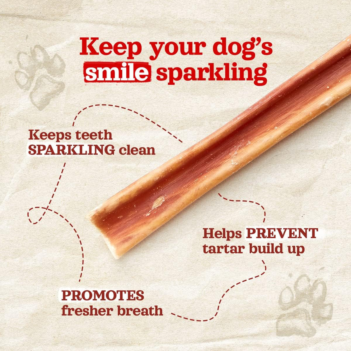 Gullet Sticks (6 Inch, 50 Pack) - One Ingredient Beef Esophagus Chews - Fully Digestible, Promotes Joint & Dental Health, for Pups, Small & Senior Dogs