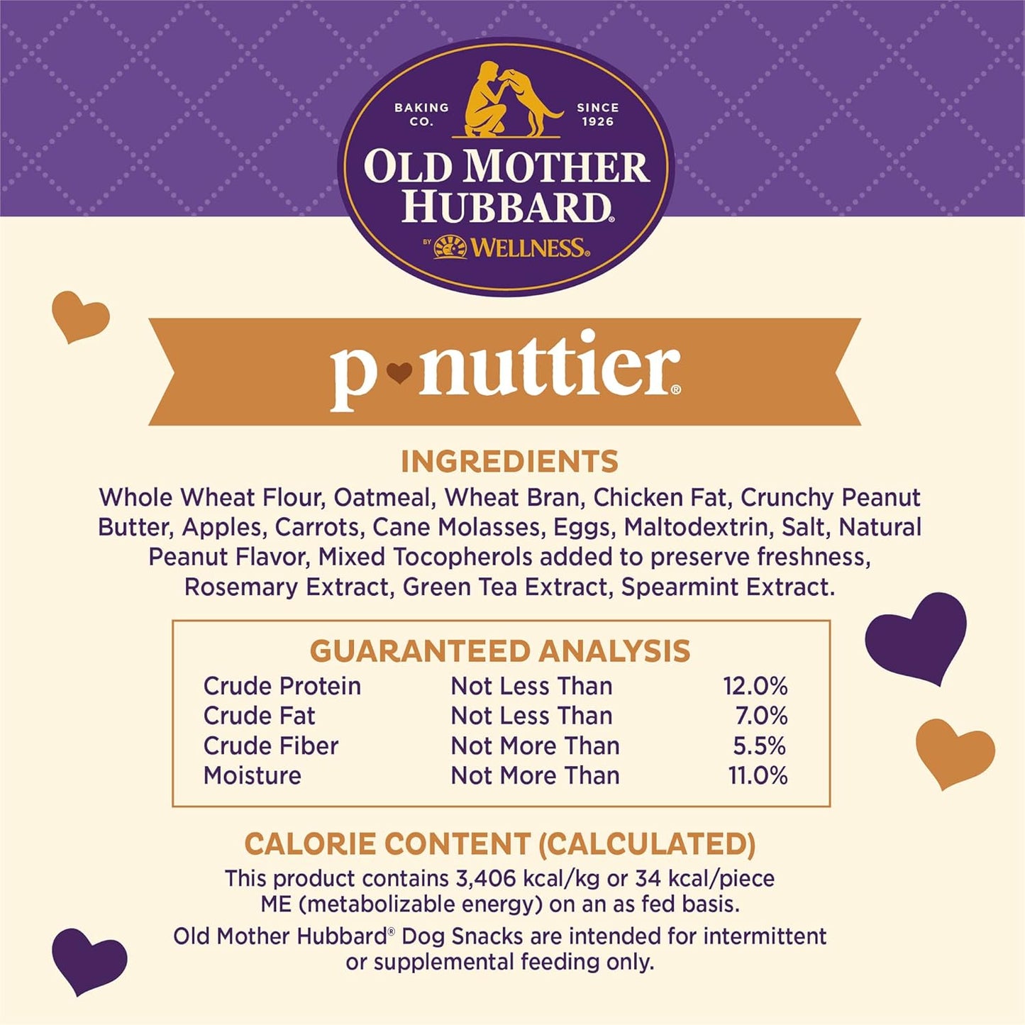 Wellness P-Nuttier Dog Biscuits, Natural, Training Treats, Peanut Butter Flavor, Small Size, (20 Ounce Bag)