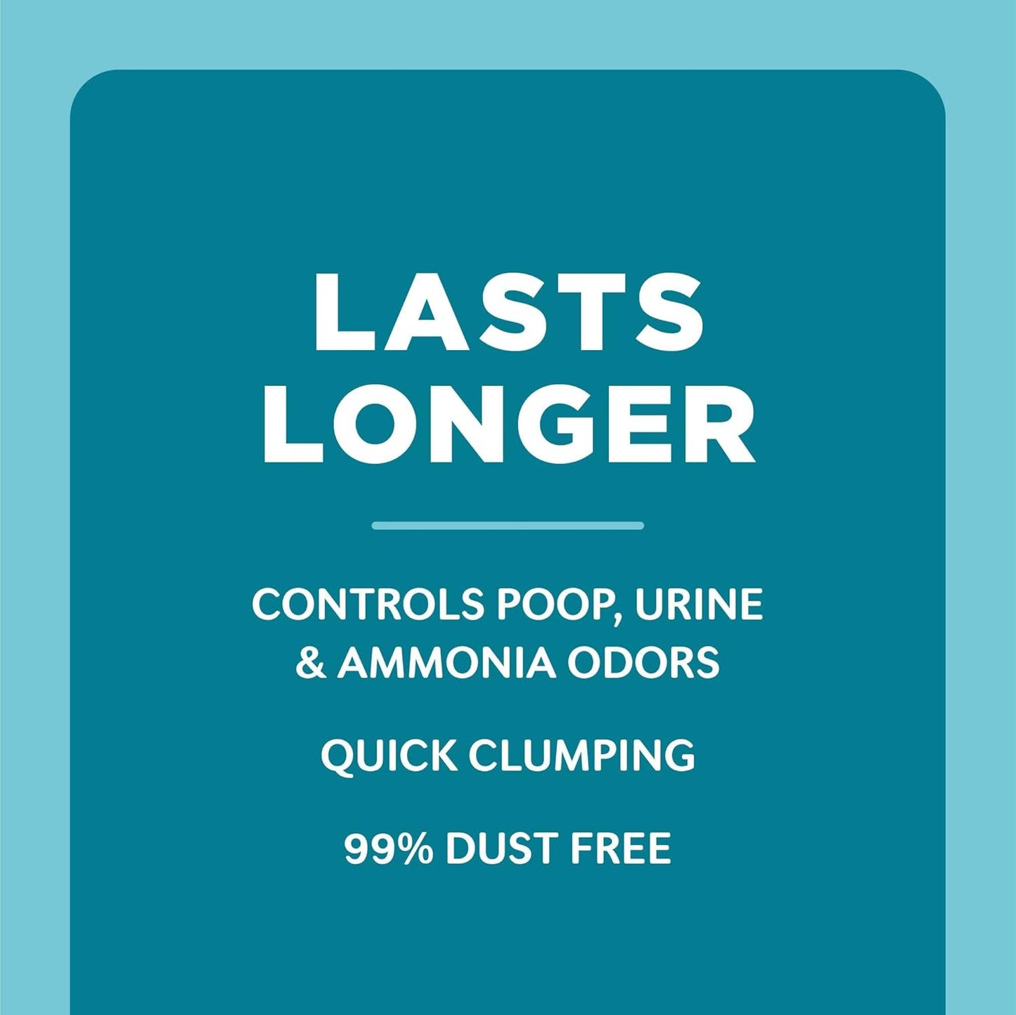 Poop Fighter Maximum Odor Defense, 15-Pounds - Natural Ingredients, Quick Clumping, Flushable, 99% Dust Free & Made in USA - Long-Lasting Odor Control & Easy Scooping