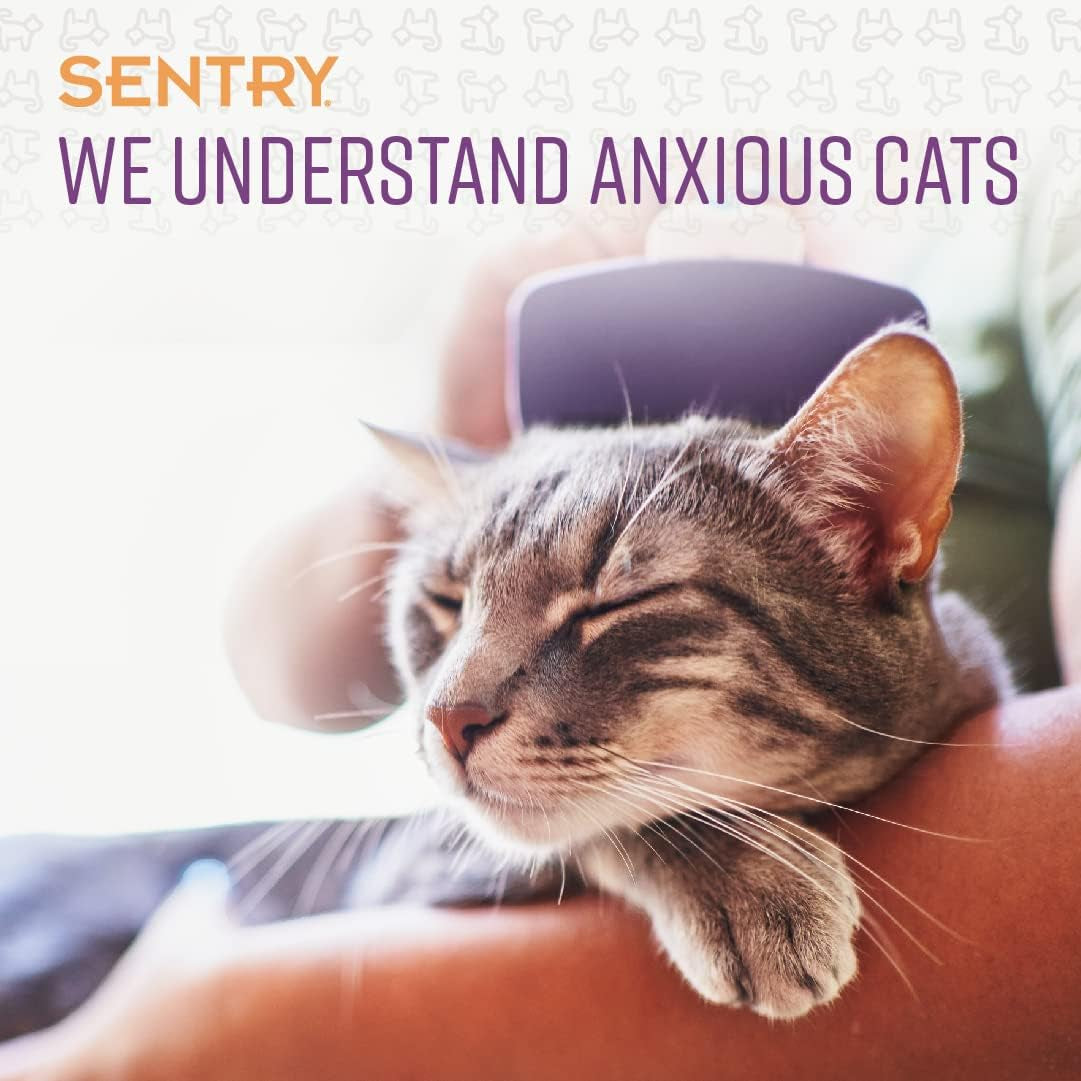 Calming Chews for Cats, Calming Aid Helps to Manage Stress & Anxiety, with Pheromones That May Help Curb Destructive Behavior & Separation Anxiety, Calming Health Supplement for Cats, 4 Oz.
