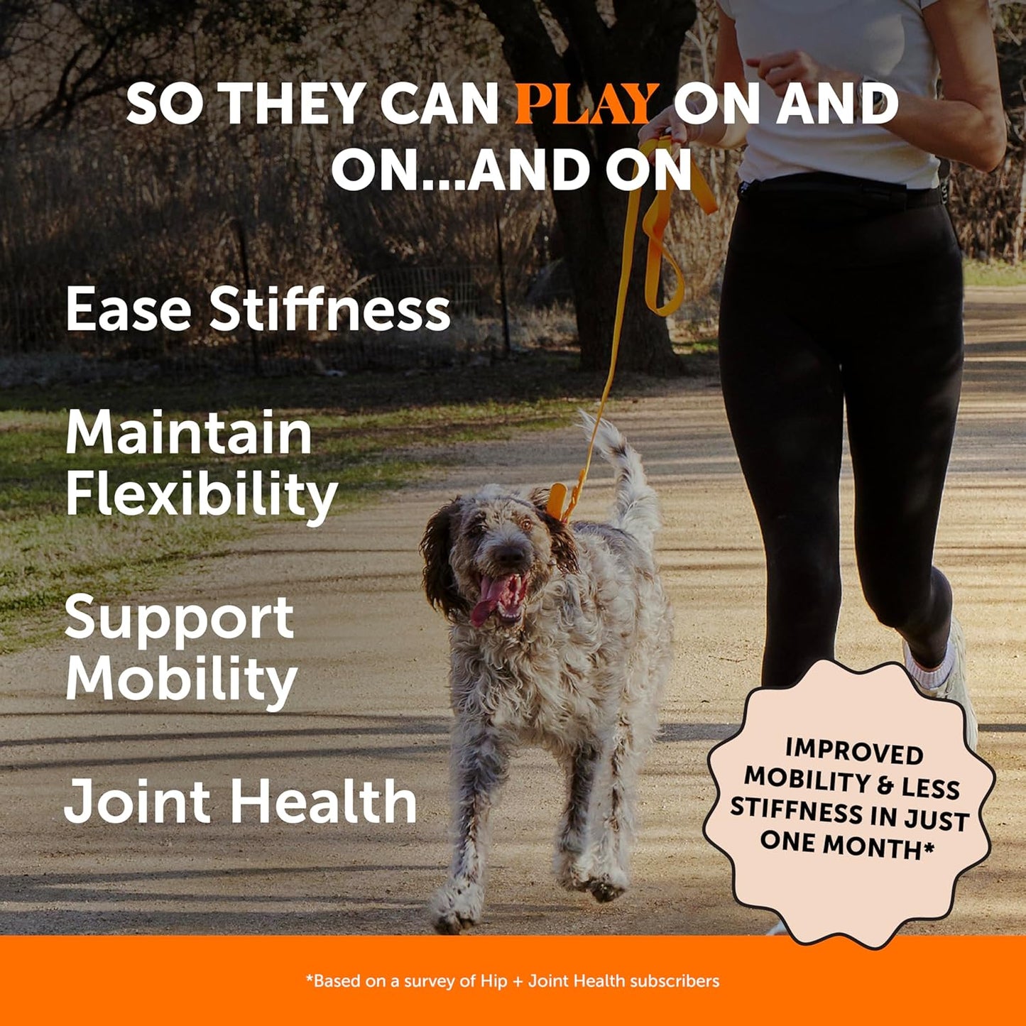 Hip & Joint Health Soft Chews for Dogs, Joint Supplement with Glucosamine Chondroitin, MSM, Turmeric, Joint Support + Mobility, May Reduce Occasional Discomfort (Chicken 90 Count)