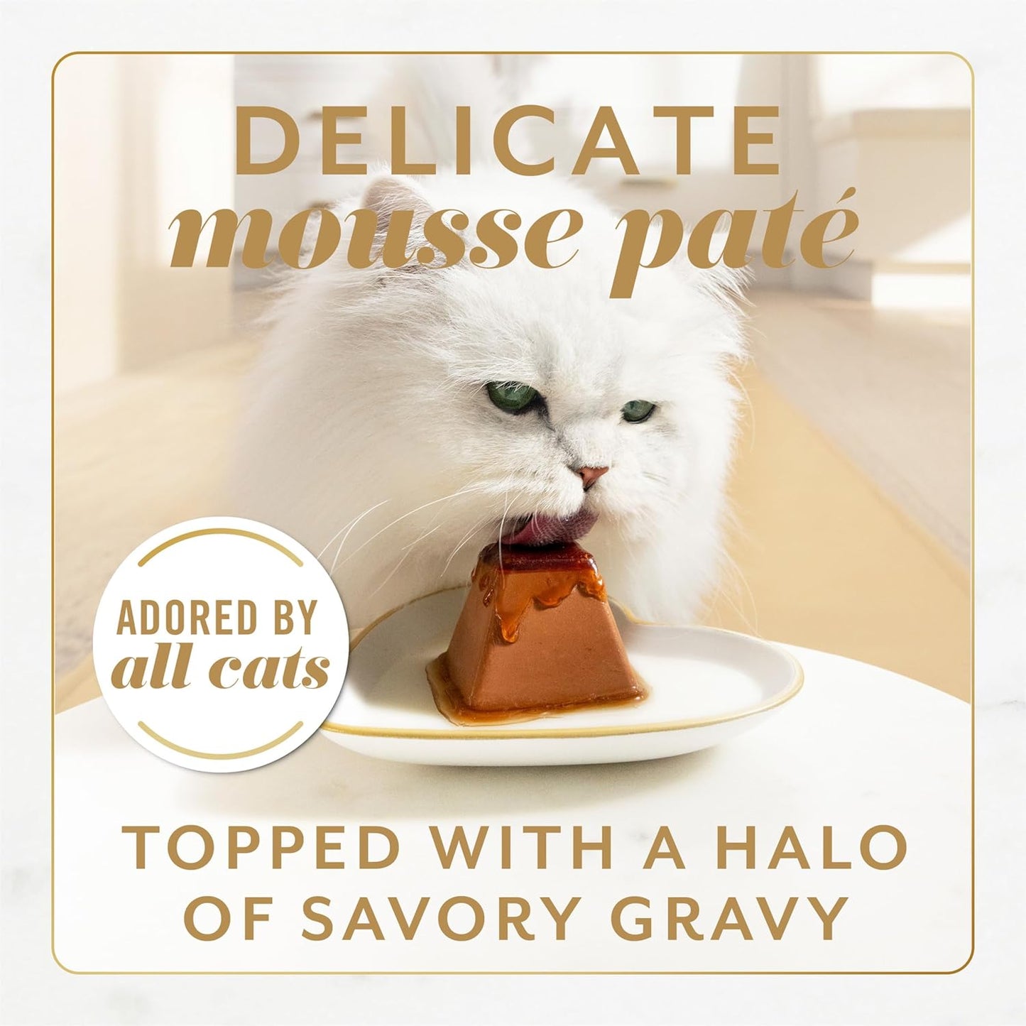 Gems Pate Cat Food Mousse and a Halo of Savory Gravy Wet Cat Food Variety Pack - (Pack of 12) 4 Oz. Boxes
