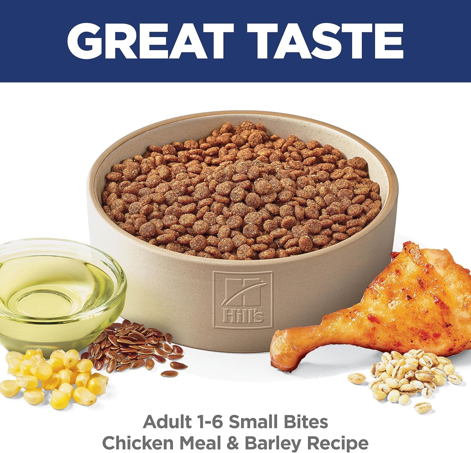 Adult 1-6, Adult 1-6 Premium Nutrition, Small Kibble, Dry Dog Food, Chicken & Barley, 5 Lb Bag