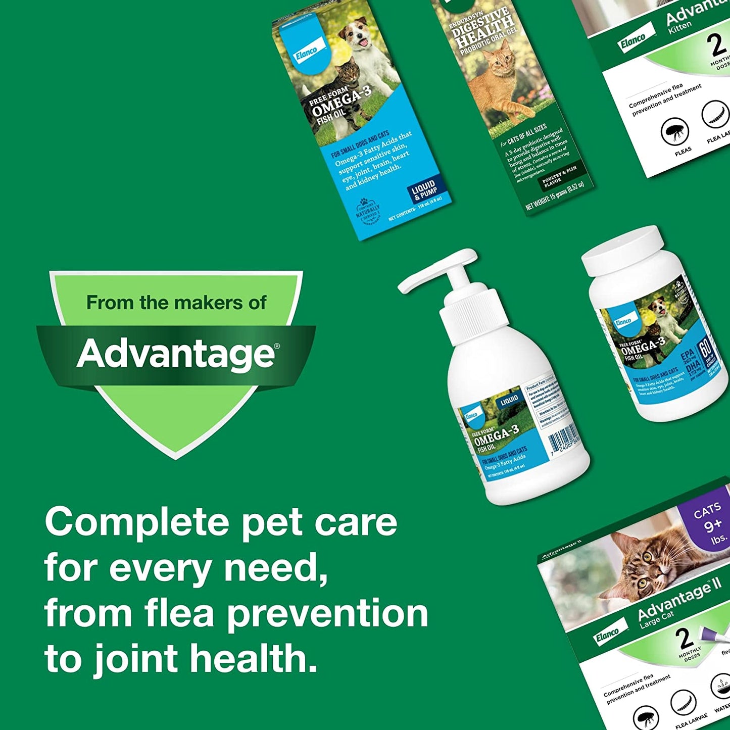 II Large Cat Vet-Recommended Flea Treatment & Prevention | Cats over 9 Lbs. | 1-Month Supply