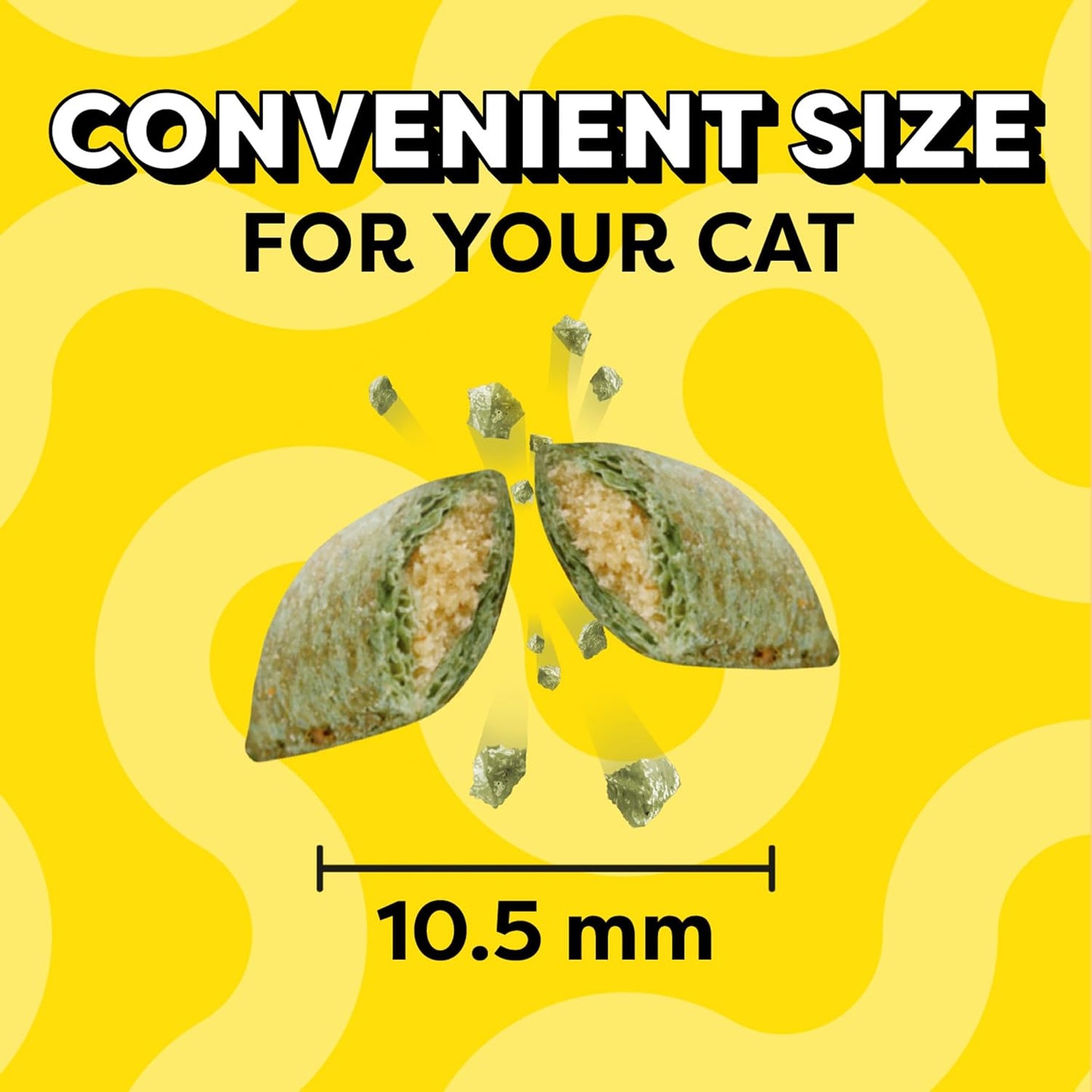 Classic Crunchy and Soft Cat Treats Blissful Catnip Flavor, 16 Oz. Tub