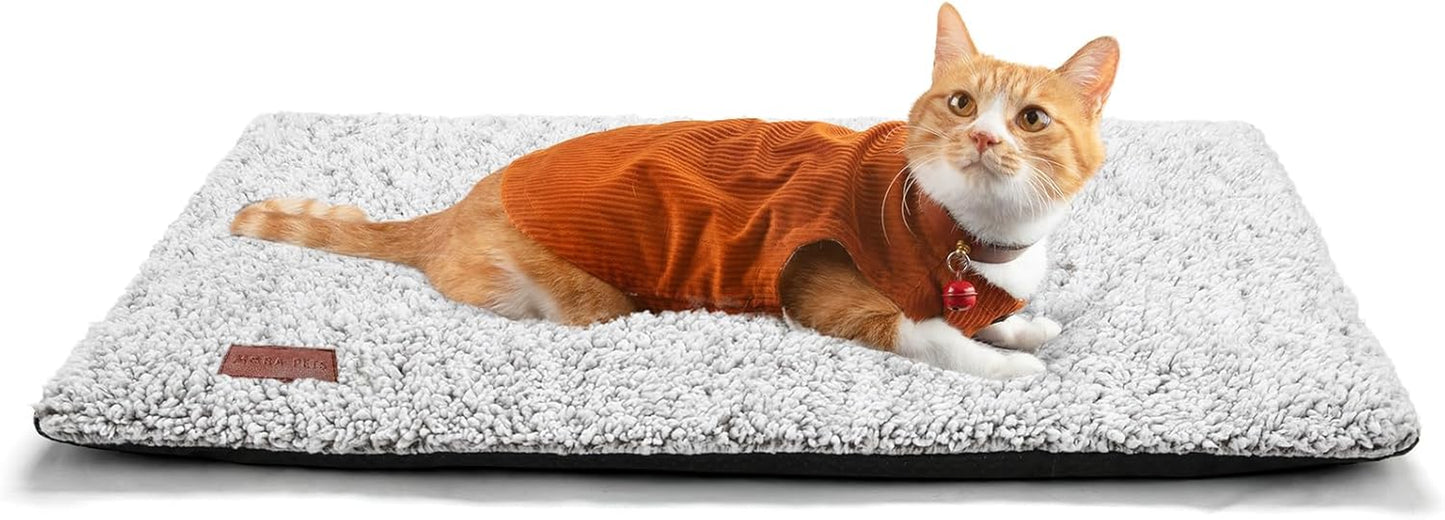 Self Warming Cat Bed Self Heating Cat Dog Mat 29.1 X 18.9 Inch Extra Warm Thermal Pet Pad for Indoor Outdoor Pets with Removable Cover Non-Slip Bottom Washable