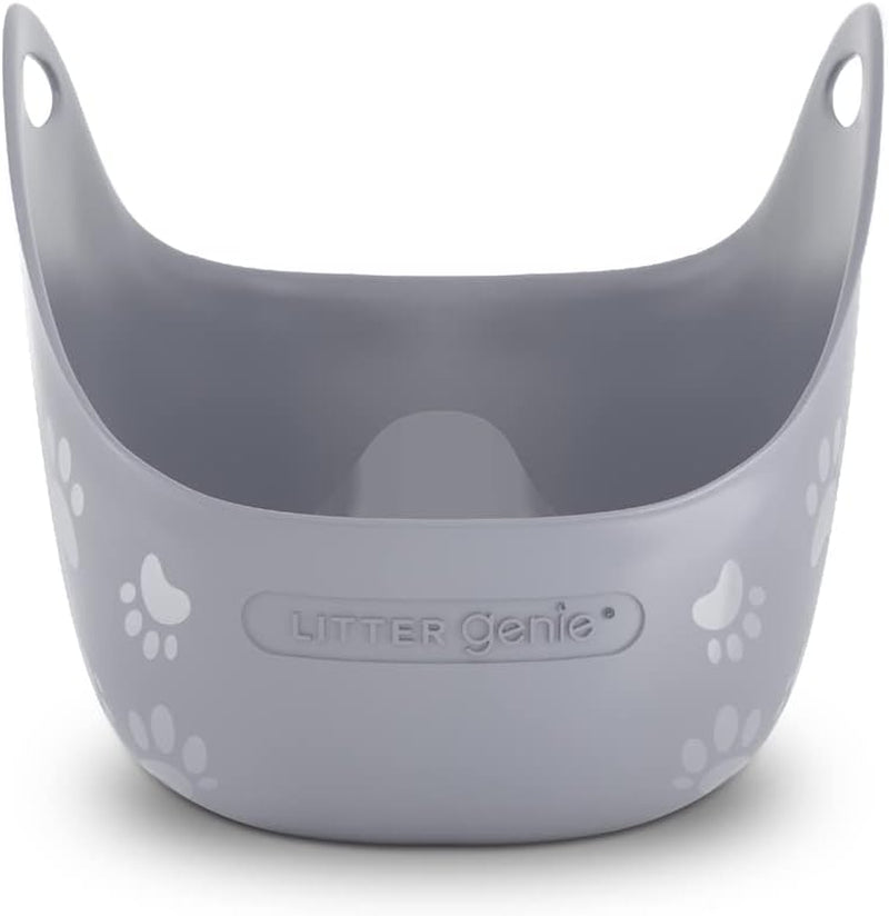 Cat Litter Box | Made with Flexible, Soft Plastic | Features High-Walls and Handles for Privacy and Portability