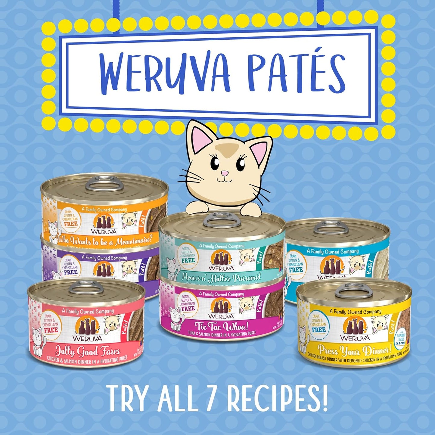 Wet Cat Food, Press Your Lunch with Chicken Pate, 3Oz Can, Pack of 12