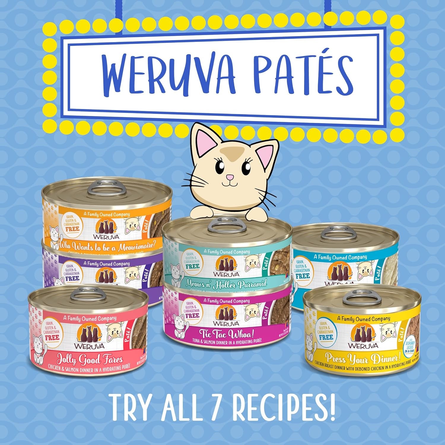 Wet Cat Food, Press Your Lunch with Chicken Pate, 3Oz Can, Pack of 12