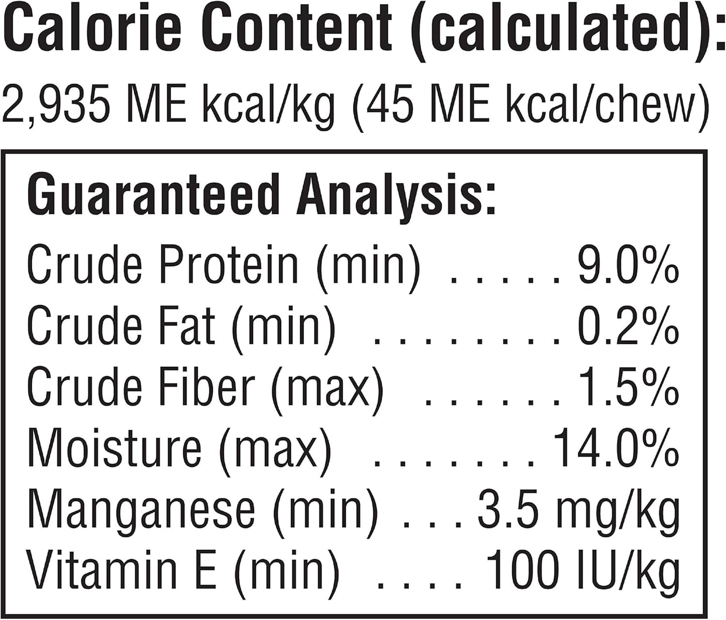 Mini Chews with Real Peanut Butter 24 Count, Rawhide-Free Chews for Dogs (Packaging May Vary)